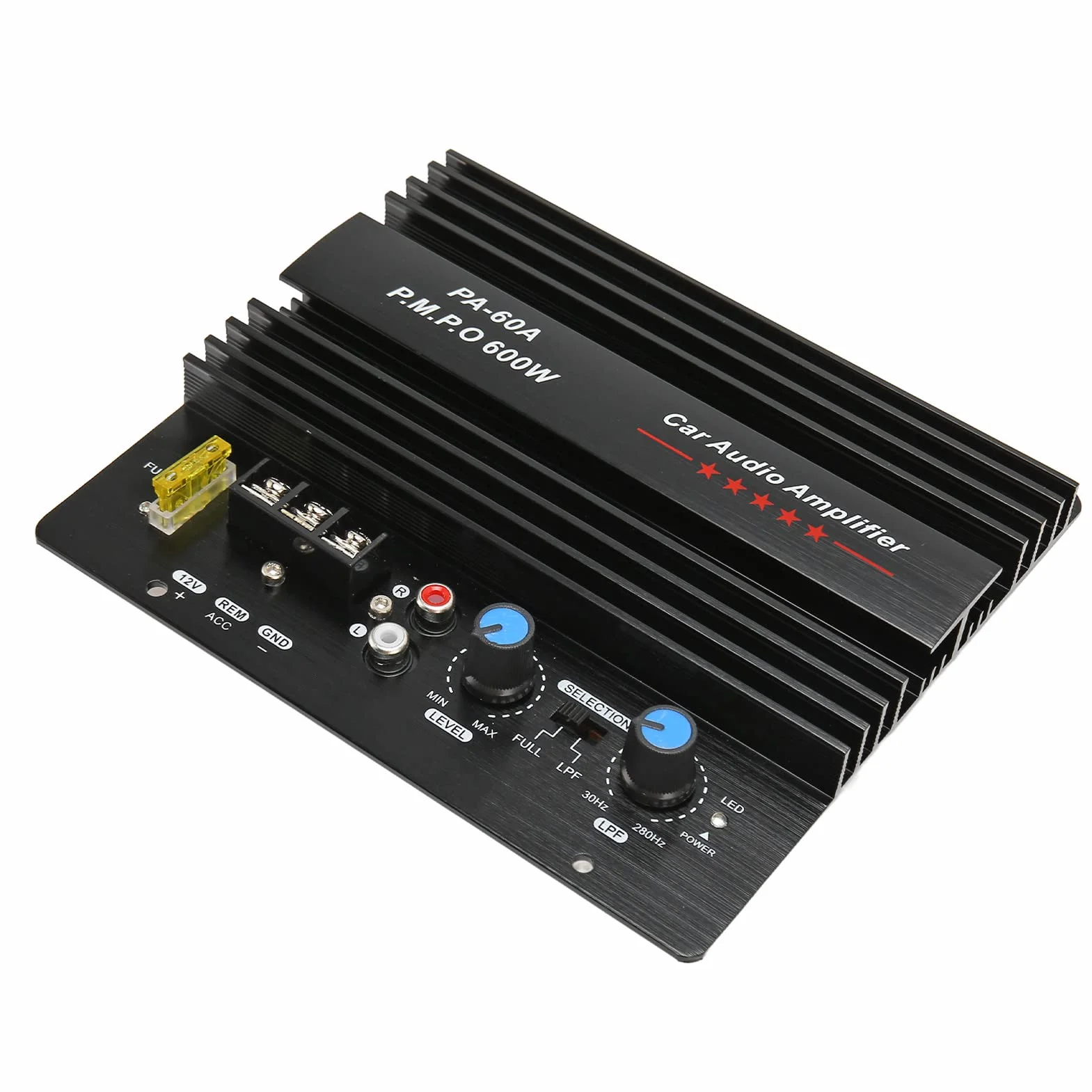 600W Samochodowy Sprzęt Audio Wzmacniacz Dużej Mocy Płyta Wzmacniacza Potężny Bas Subwoofer 12V, Zintegrowany Układ Scalony z Podwójnym Układem Scalonym, Odpowiedni dla