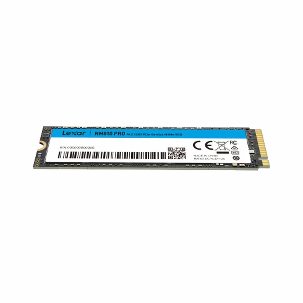 Lexar Disque SSD NM610 Pro 1To (1000Go) - NVMe M.2 Typ 2280