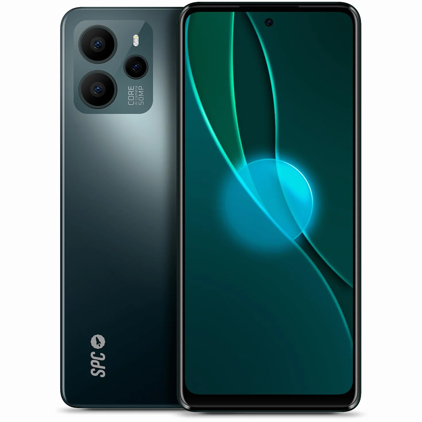 SPC Discovery Pro smartfon 6+128 GB, wyświetlacz 6,8" Full HD+, potrójny aparat IA (50 MP+5 MP+2 MP), NFC, szybkie ładowanie, odblokowanie twarzy i odcisków palców, 4G, OctaCore, 5000 mAh, Android 13