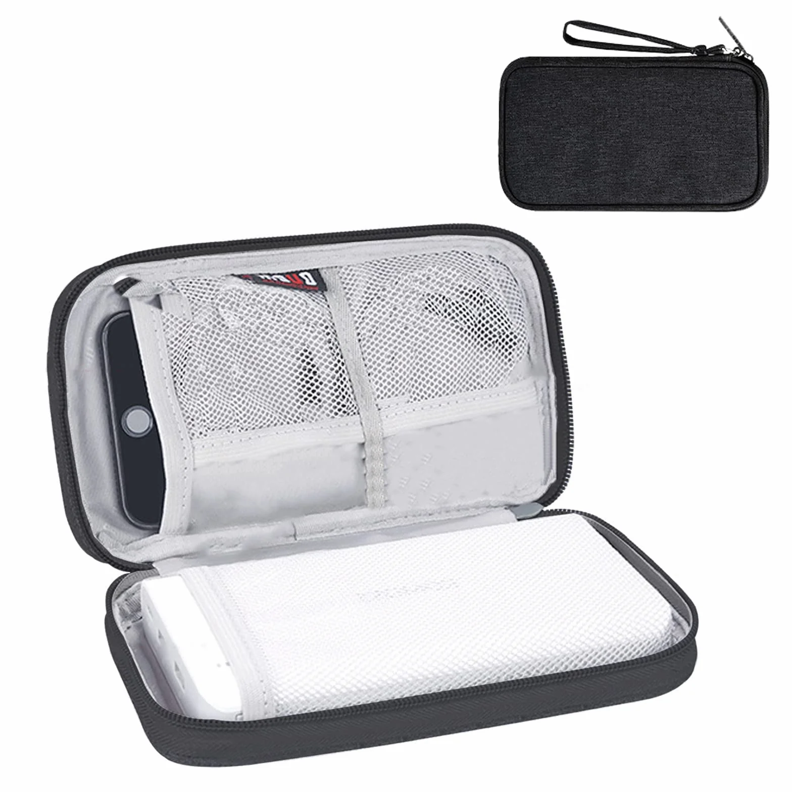 NEUSID Uniwersalna torba na kable, mały, wodoodporny, organizer do elektroniki, akcesoria podróżne, etui Tech do powerbanku USB, karty SD, kabel