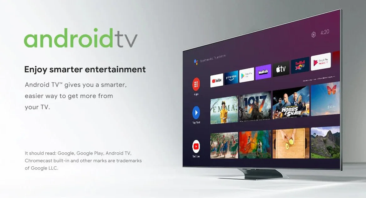 Android 10.0 TV Box, KM2 Smart TV Box Netflix Google Certified USB 3.0 Ultra 4K HDR 2 GB 8 GB Support 2.4G 5.0G WiFi BT 4.2 z Amlogic S905X2 Google Assistant Dolby Audio