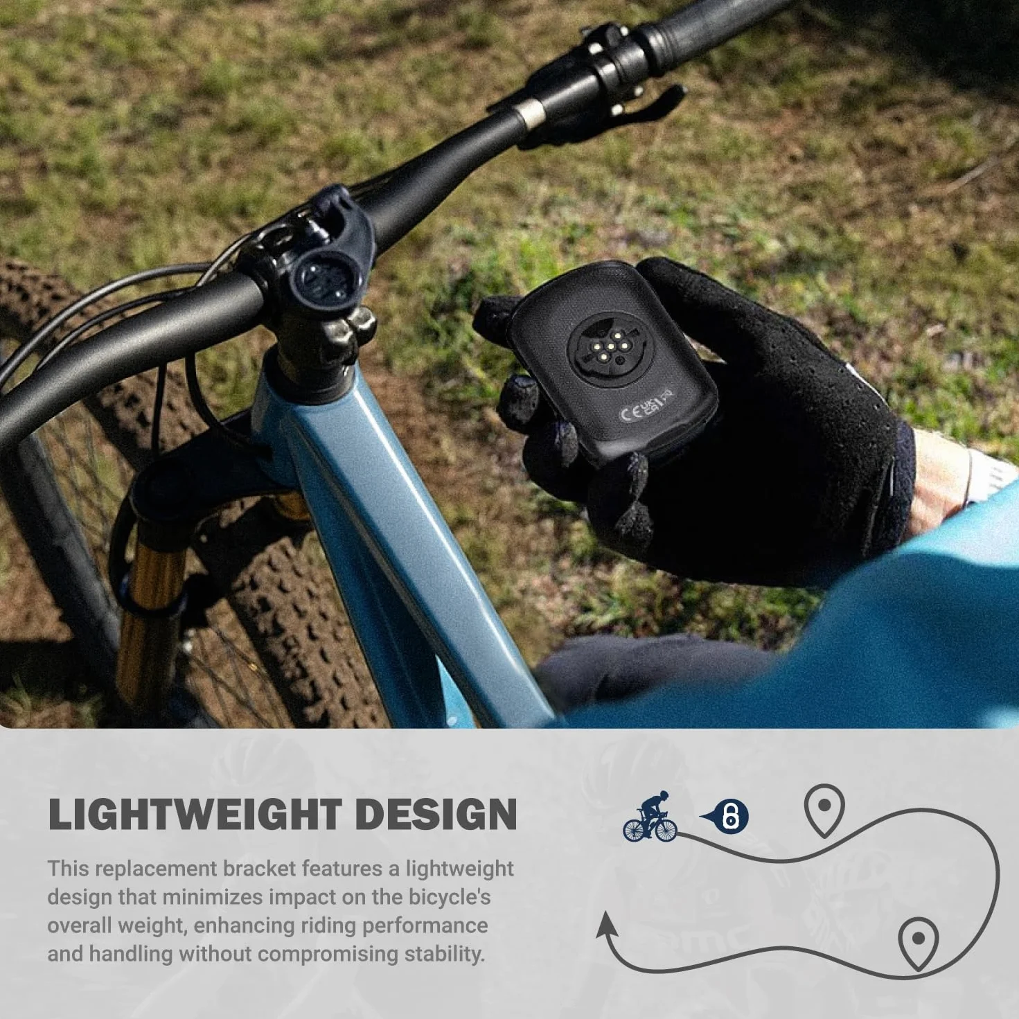 TUSITA S00-02030-00 Zestaw Zaczepów ćwierćobrotowych Kompatybilny z Garmin Edge 540 840 GPS, 2 Sztuki