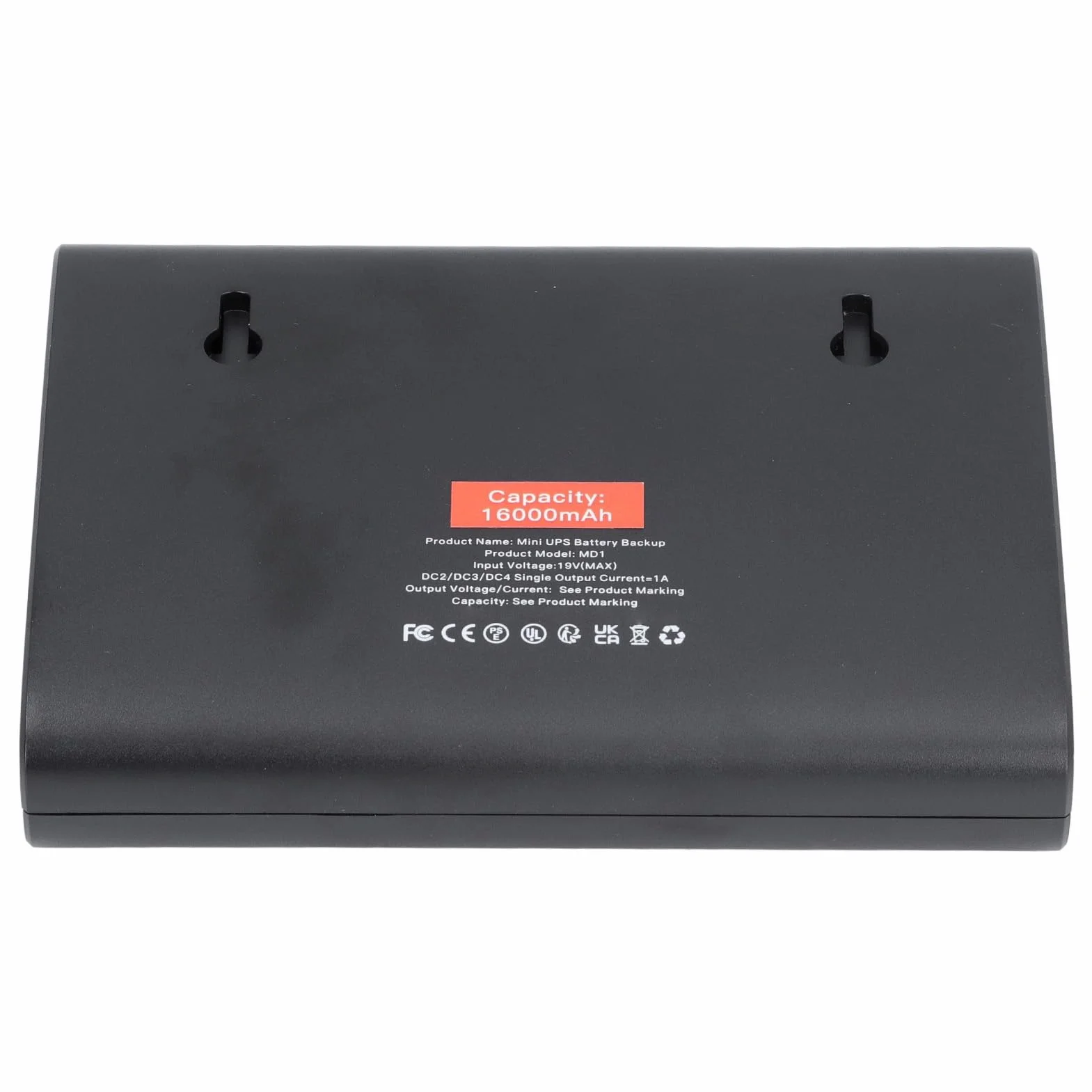 Zasilacz Bezprzerwowy Mini UPS Bateria Zapasowa 20000 MAh 5 V 9 V 12 V Zasilacz UPS do Routera, Systemu Kontroli Dostępu, Kamery (Spacnanare6fubpvox-12)