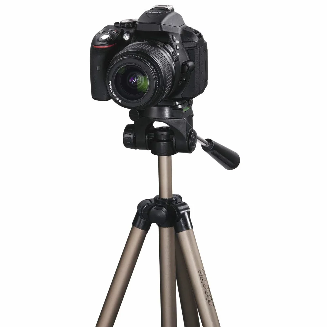 Hama Statyw do aparatu i kamery Star 75 (głowica obrotowa, 42,5-125 cm, tripod, 3 nogi, aluminium) beżowy