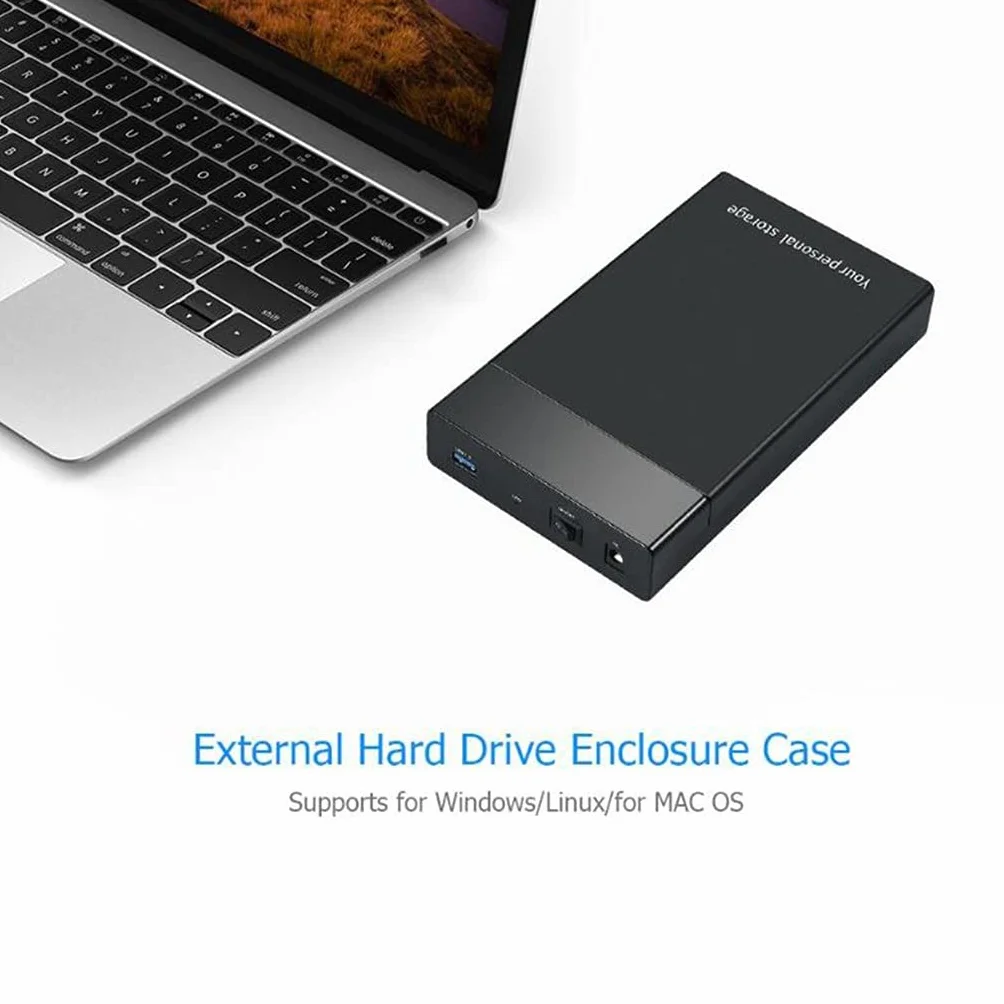 Obudowa dysku twardego SATA III na USB 3.0 Zewnętrzna obudowa dysku twardego 6.3 cm 8.9 cm HDD stacja dokująca do laptopa