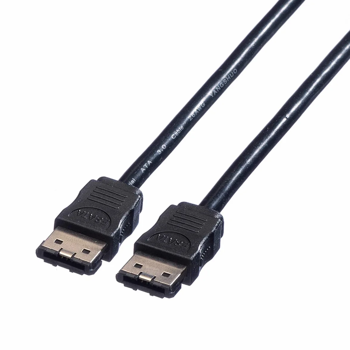 ROLINE 11031549 zewnętrzny kabel do dysku twardego, eSATA 6.0 Gbit/s, 1 m czarny