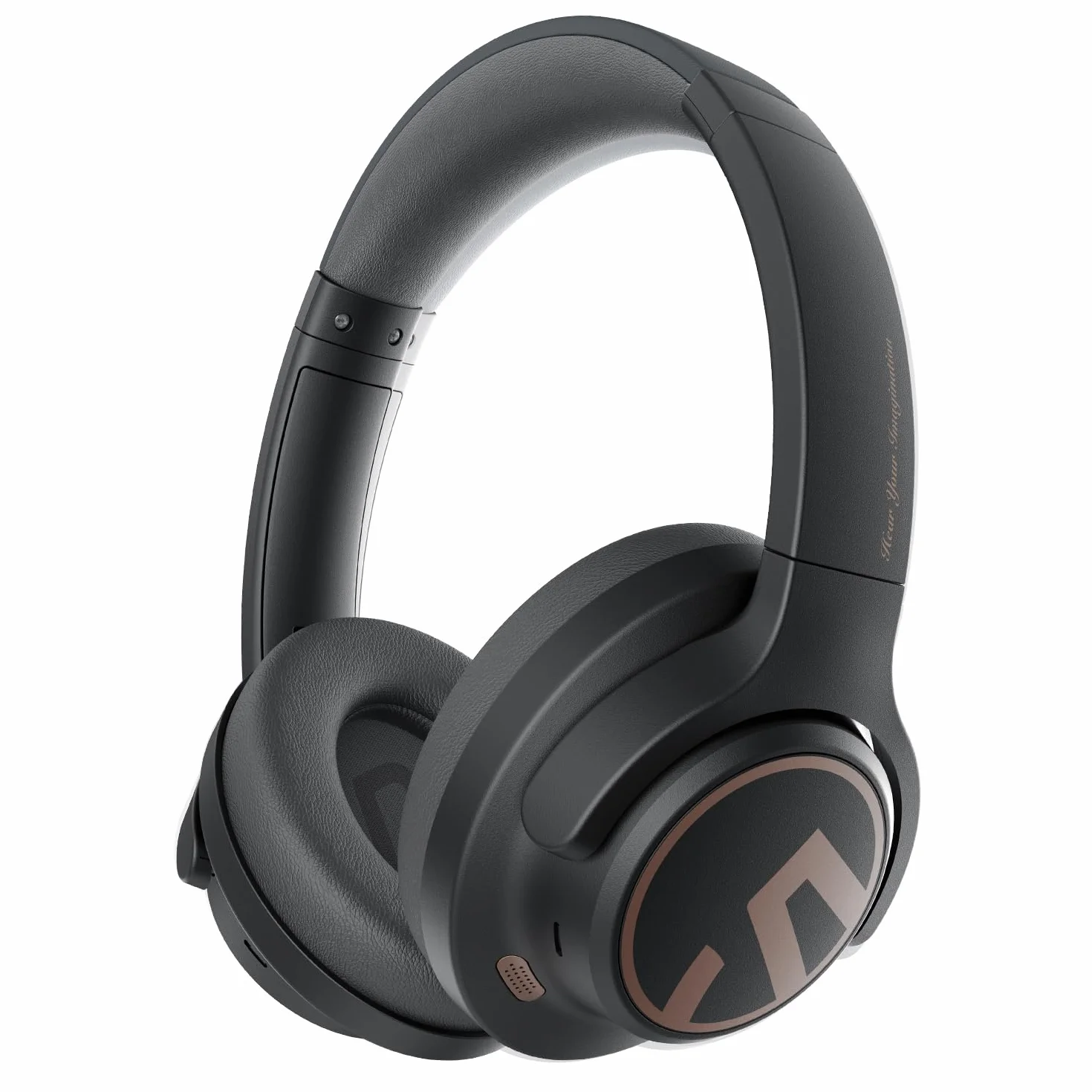 SoundPEATS Space bezprzewodowe słuchawki Bluetooth5.3 Składany pałąk Aktywna redukcja szumów z hybrydowymi redukcją szumów ENC dynamiczny głośnik 40 mm wielopunktowy 123H