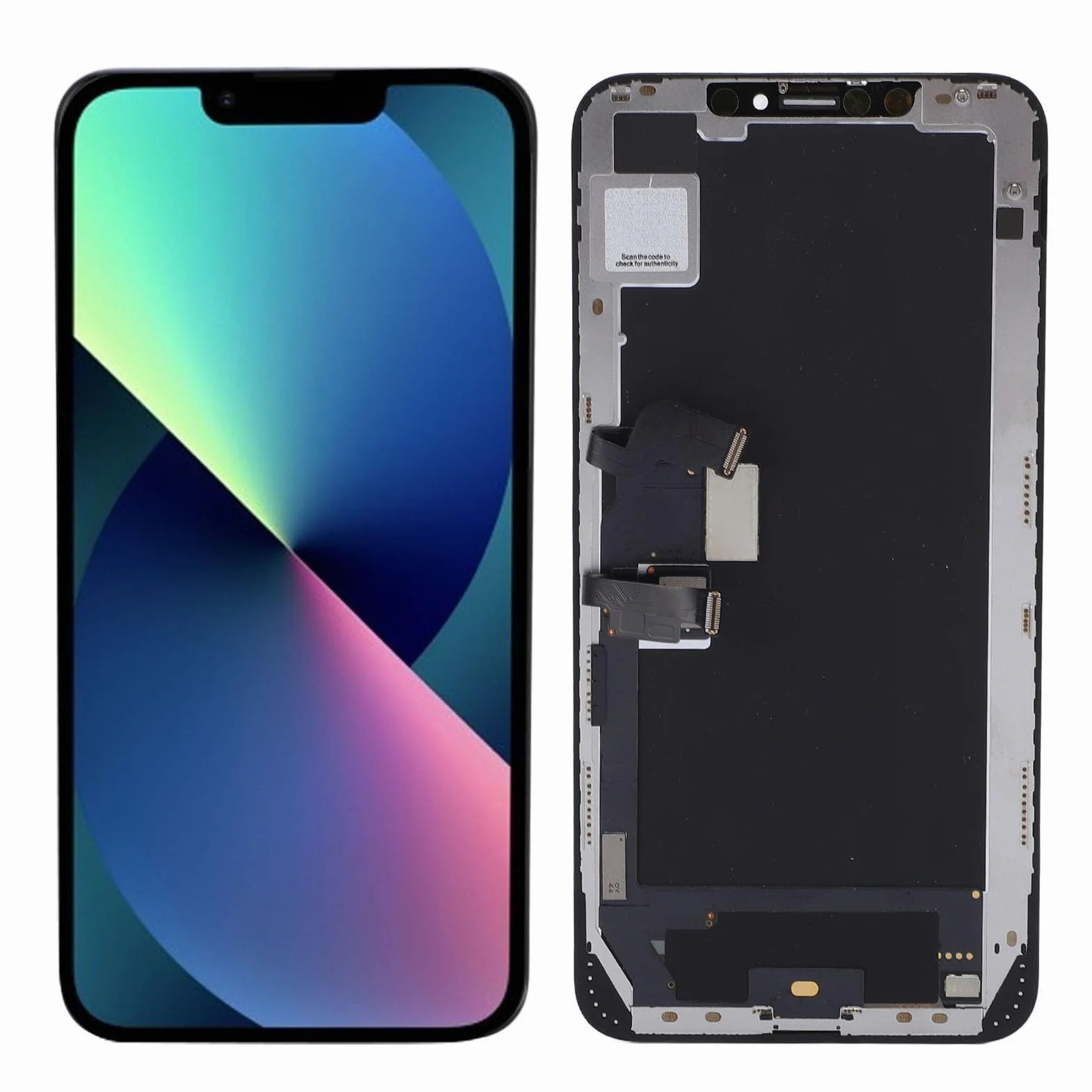 Jiawu Wysokiej Jakości Zamiennik Ekranu Telefonu dla XS Max 6,5 Cala z Profesjonalnymi Narzędziami do Naprawy i osłoną ze Szkła Hartowanego 1 Jednostka