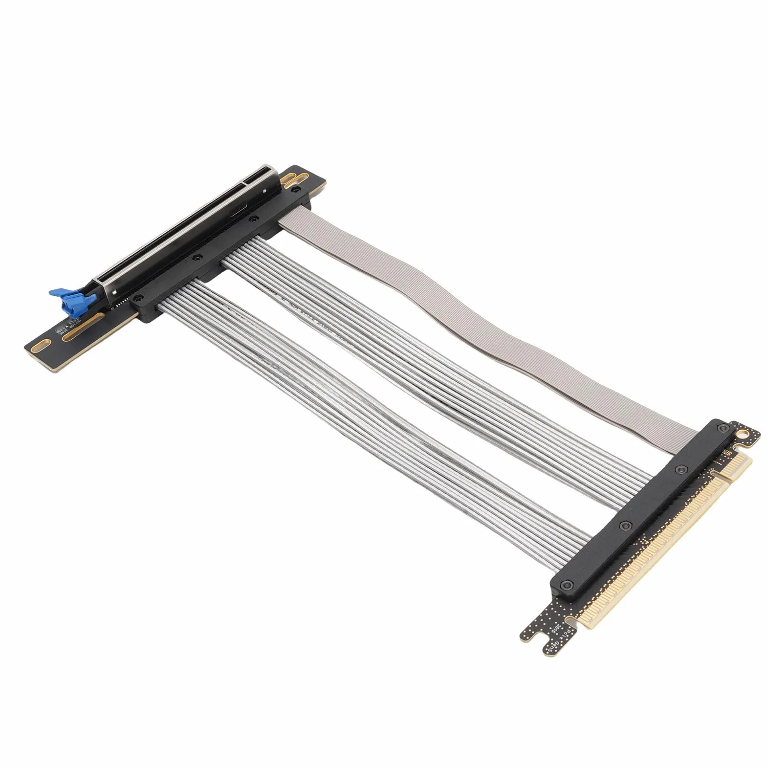 KIMISS Kabel Nośny PCIe 5.0 128 GB/s — Rozszerzenie Karty Graficznej GPU Gen 5 dla RTX 4090, 5090 — Elastyczna Konstrukcja Zapewniająca Ekstremalne Granie i Optymalne Chłodzenie (30cm)