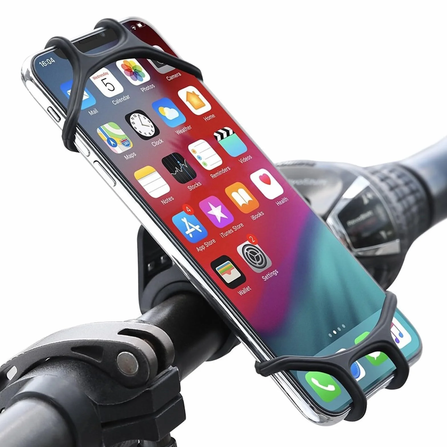 Uchwyt na kierownicę - Obrotowy o 360° dla motocykla i roweru, Smartfon MTB i szosowy