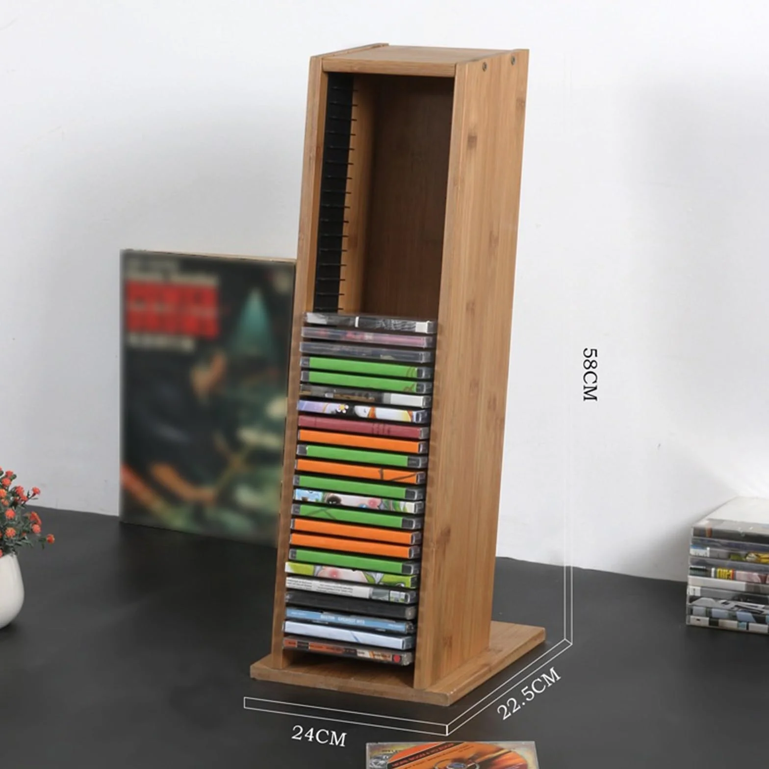 przechowywanie płyt Stojak na płyty CD winylowe kreatywny stojak na płyty CD