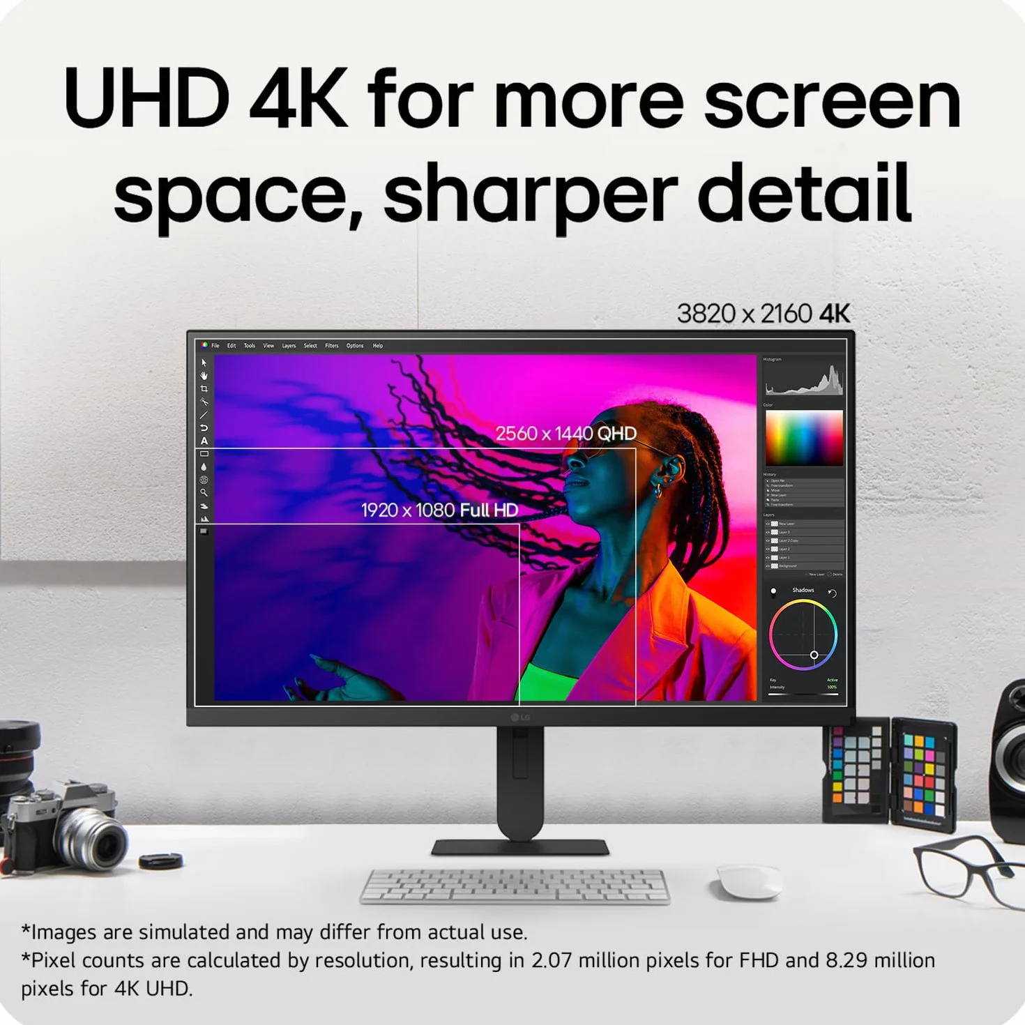 LG UltraFine 27U730B-B - U7 Series - LED monitor - 27 - 3840 x 2160 4K UHD [2160p] @ 60 Hz - IPS - 300 cd/m� - 1000:1 - HDR10 - 5 ms - HDMI, DisplayPort, USB-C