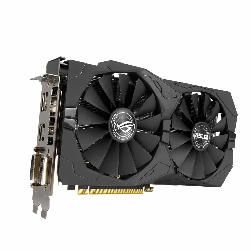 ASUS ROG Strix-RX570-O8G-Gaming karta graficzna AMD Radeon (8 GB pamięci GDDR5, PCIe 3.0, HDMI, DisplayPort)