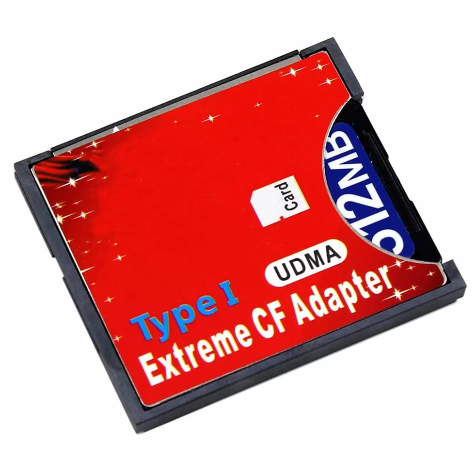 Adapter SD SDHC SDXC do Compact Flash CF typu I High-Speed Extreme