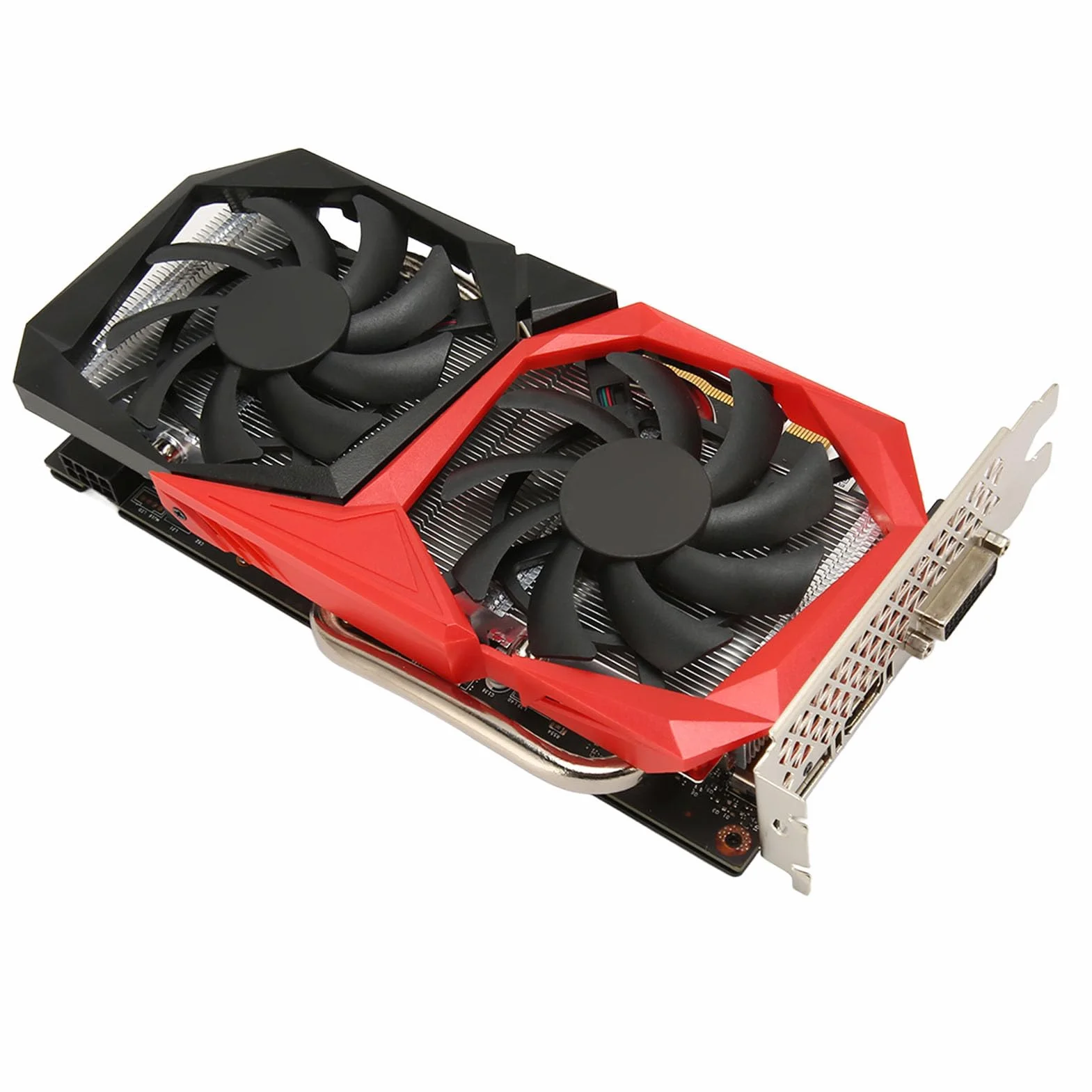 Karta Graficzna do Gier RTX 2060 6 GB, Karta Graficzna GDDR6 192-bitowa PCIE 3.0X16 Karta Graficzna do Gier Wideo z GPU Podwójne Wentylatory Zamrażające do Komputera Stacjonarnego