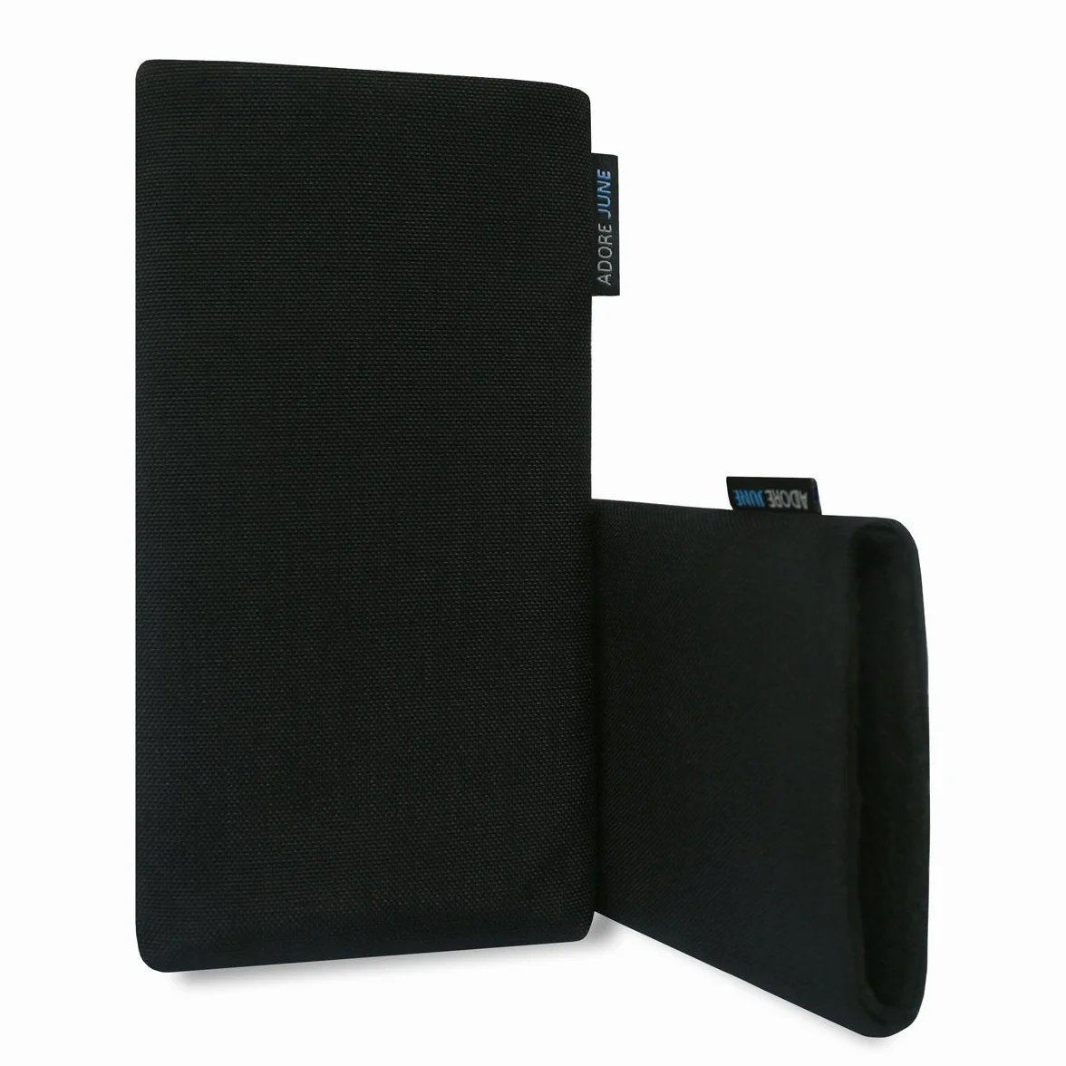 Adore June Classic Black Ochronny Pokrowiec kompatybilny z Galaxy S23 Ultra/Galaxy S22 Ultra, wytrzymały zestaw tekstylny z wyświetlaczem czyszczącym