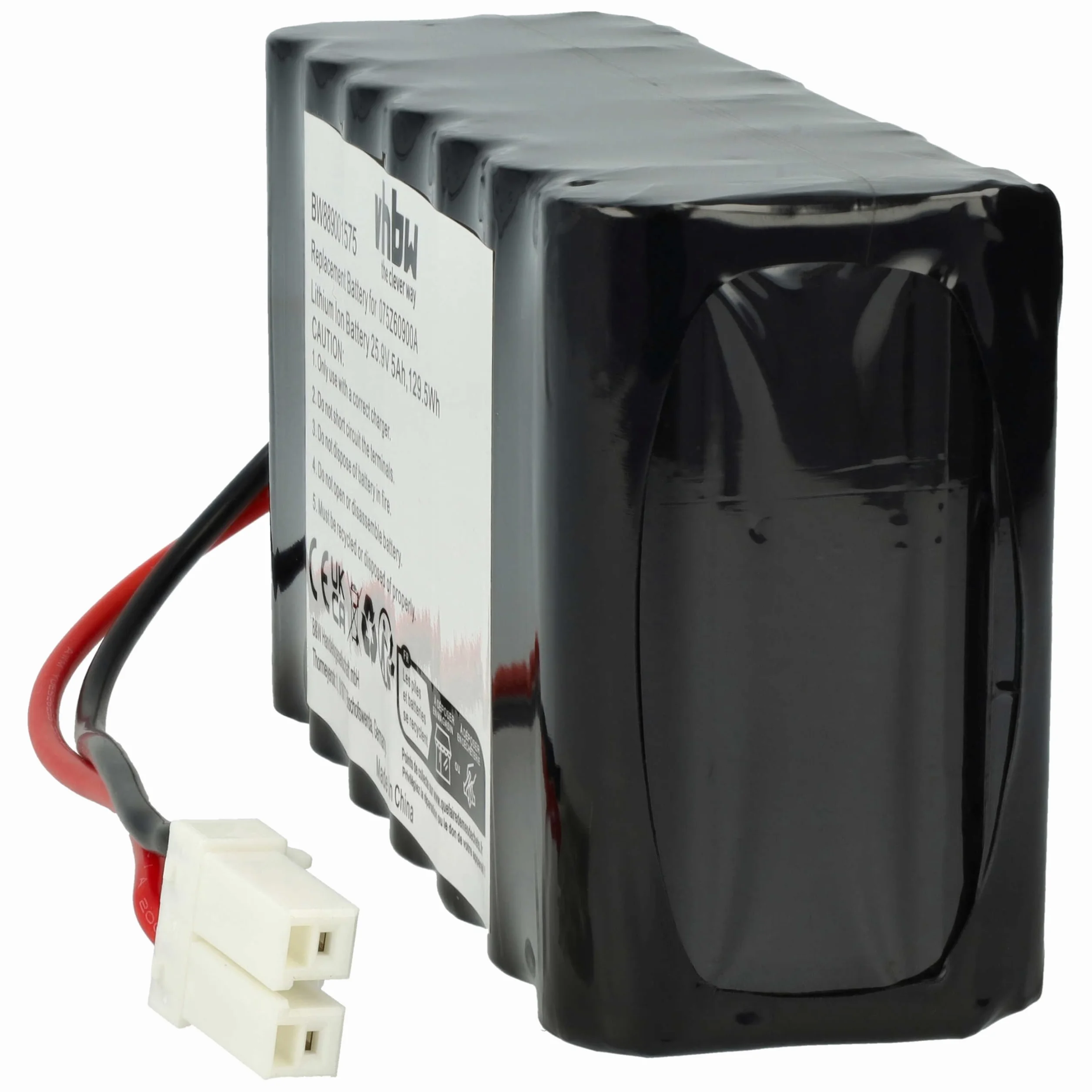 vhbw Akumulator zamienny do kosiarki 5000 mAh 25,9 V litowo-jonowy 050Z38600A 075Z60900A