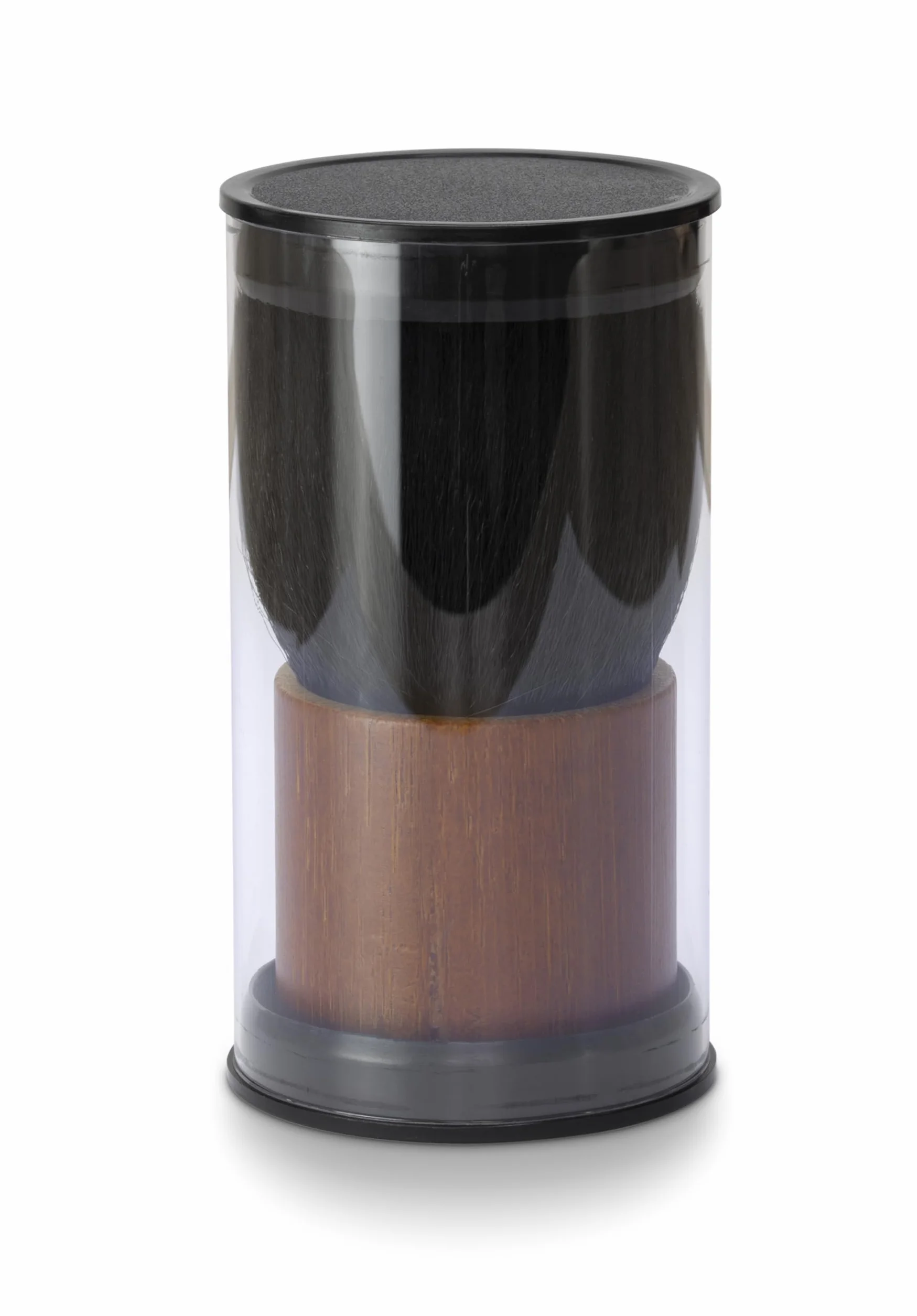 Dynavox CB-1 pędzel do czyszczenia płyt gramofonowych, szczotka do czyszczenia z bambusowym uchwytem, delikatne i miękkie włosie z włókien syntetycznych do skutecznego usuwania kurzu