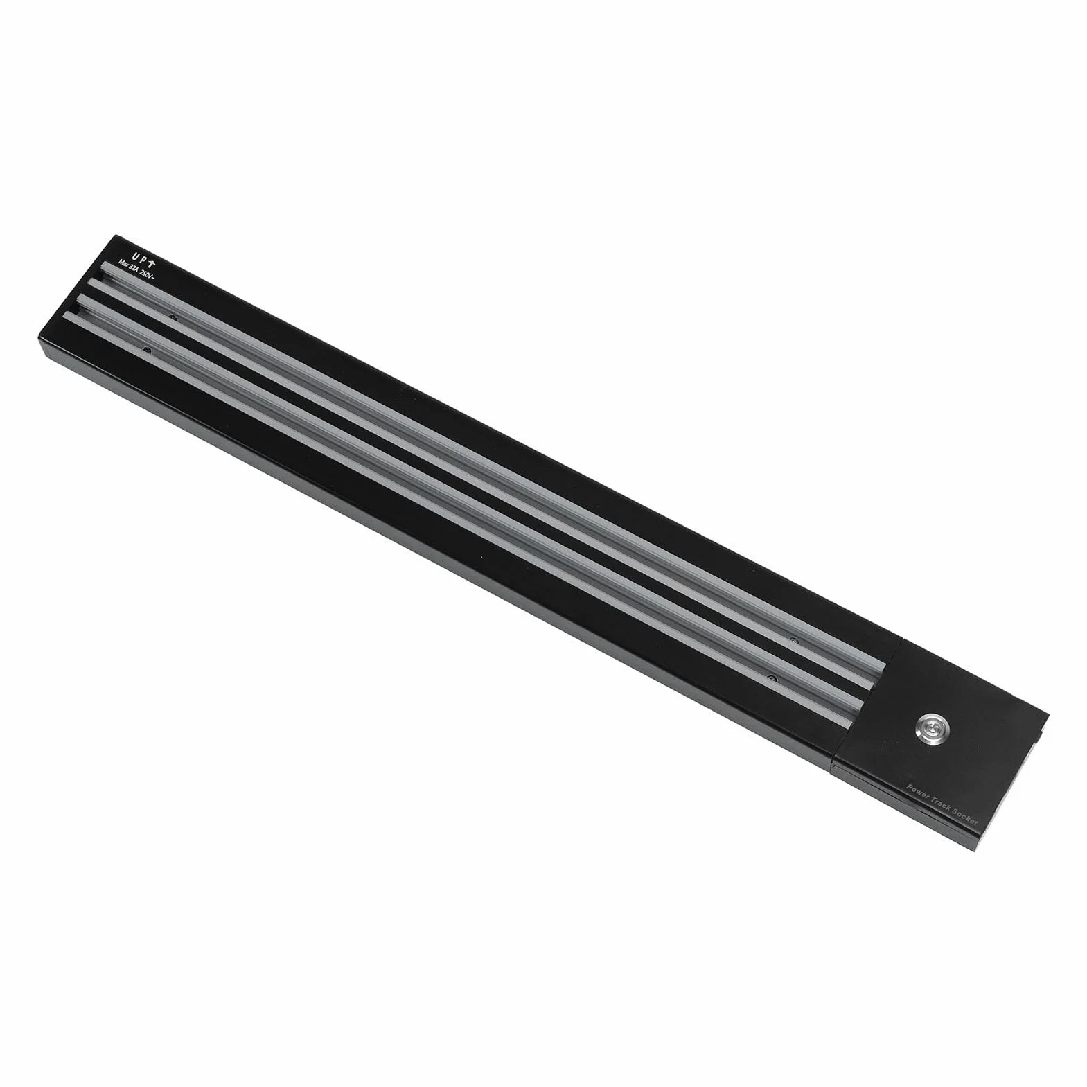 Fdit Przesuwne Gniazdo na Szynie Zasilającej 60 Cm 8000 W 32 A, Gniazdo Kuchenne ścienne i Blatowe z Zabezpieczeniem Przeciwprzepięciowym i Przełącznikiem Dotykowym do Regulowanego (komputer)