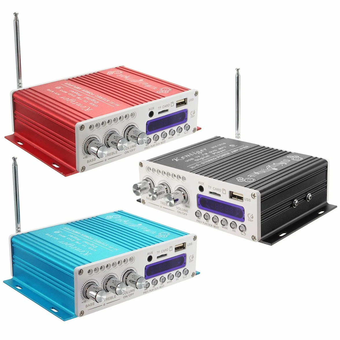 Mini Bluetooth Hi-Fi Stereo Audio AMP wzmacniacz basów wzmacniacz MP4 12 V wsparcie FM/MP3/TF/USB/DVD do samochodu motocykla samochodu samochodu samochodu CD DVD