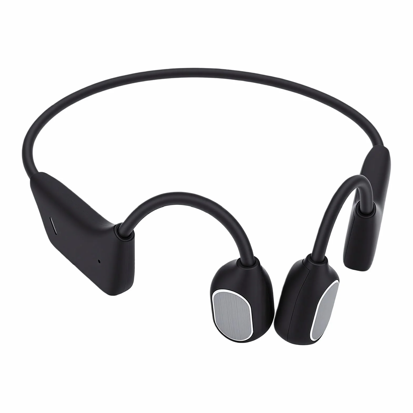 Zunate Słuchawki z Przewodnictwem Kostnym Bezprzewodowy Zestaw Słuchawkowy Bluetooth 5.4 z redukcją Szumów IP67 Wodoodporny do Sportowych Treningów Biegowych Bezpieczne, Lekkie Dopasowanie