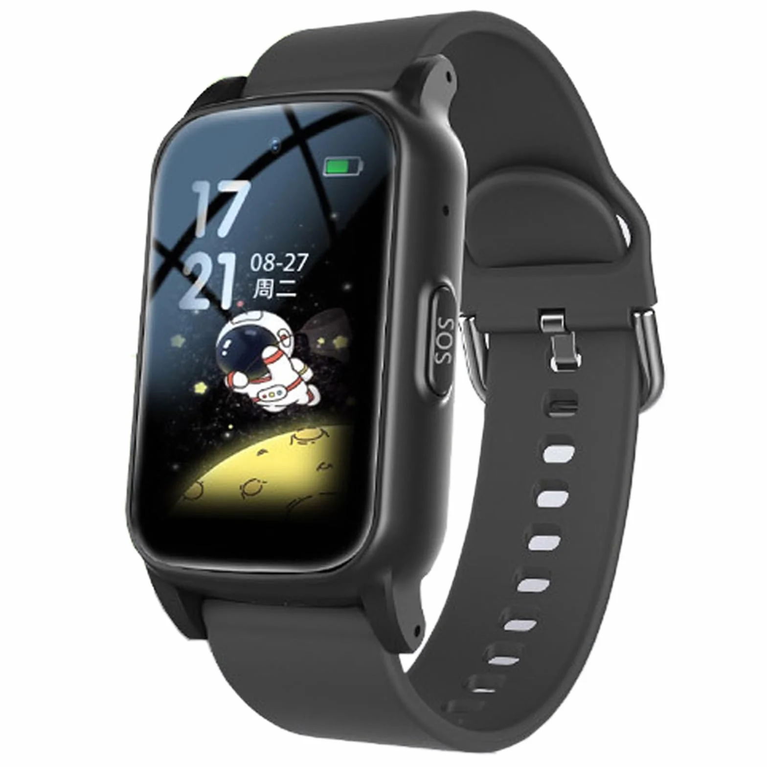 Inteligentny zegarek z wykrywaniem upadków, zegarek zdrowotny, zegarek z pozycjonowaniem SOS GPS, zegarek z alarmem upadków dla osób starszych, z przyciskiem pomocy w nagłych wypadkach