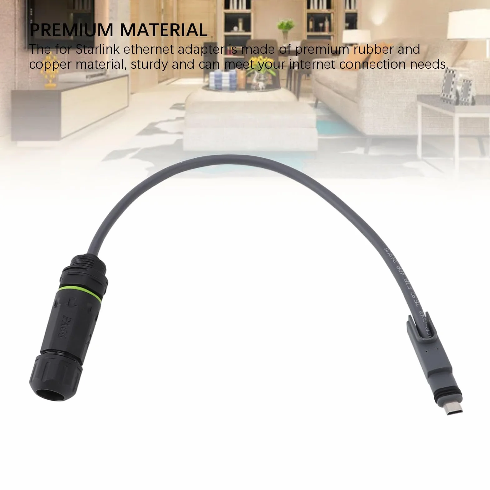 Wtyczka SPX do Adaptera RJ45, Adapter Ethernet 1200Mbps, wodoodporność IP68, do Kabla do Anteny Gen2