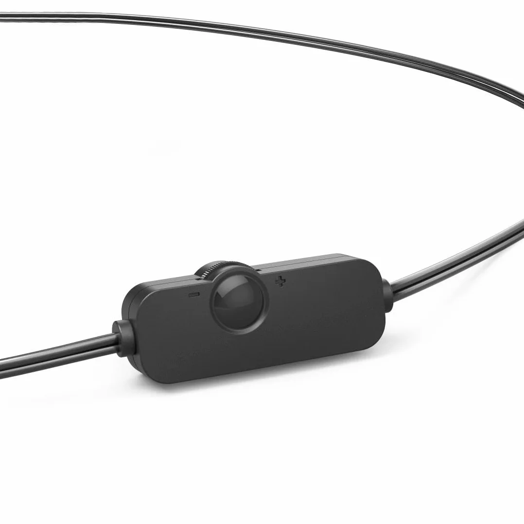 Hama Przewodowe głośniki do laptopa "Sonic Mobil 183" (Jack 3,5mm, regulator głośności, stereo, 120-20000 Hz, 7,2 x 7,5 x 8,2 cm) czarne/czerwone