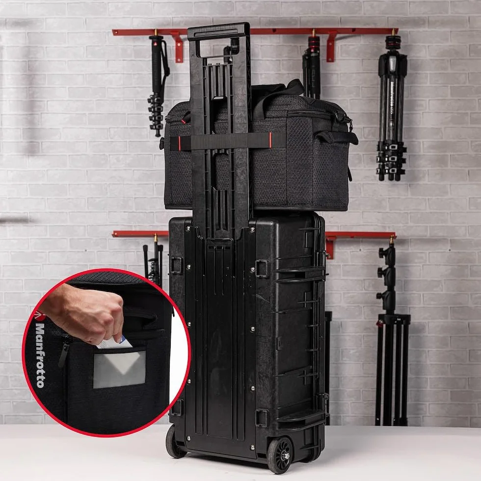 Manfrotto Pro Light Cineloader Large, Torba na Ramię, Torba Kinematograficzna i Kamera, Profesjonalne Funkcje Wideo, Dostęp Górny, Ciemny Szary, Duży Rozmiar
