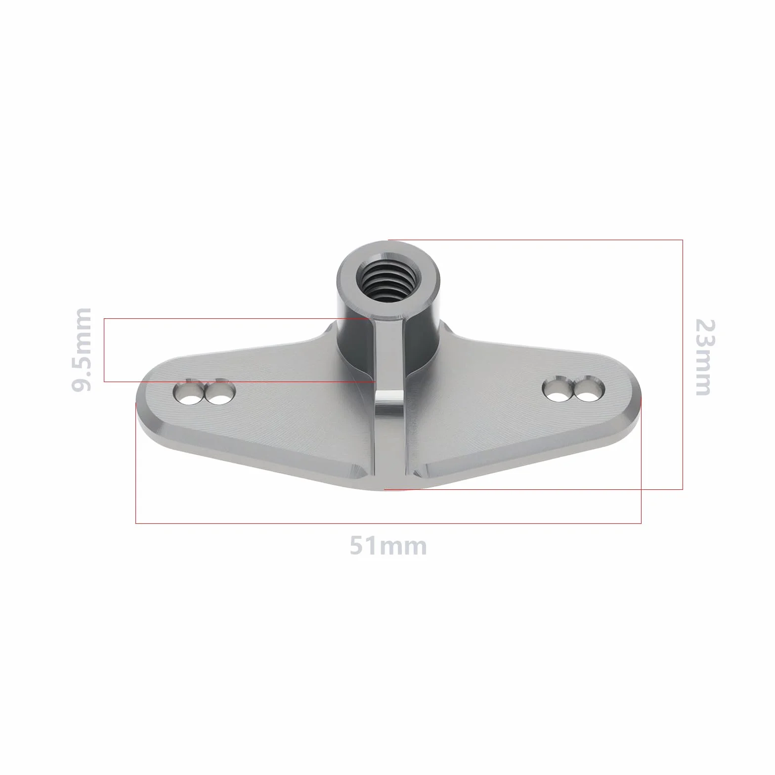 SG Store Adapter do montażu rowerowego, pilot zdalnego sterowania, kompatybilny z DJI Air 3 Mini 4 Pro Mini 3 Mini 3 Pro 1/4 z akcesoriami, srebrny