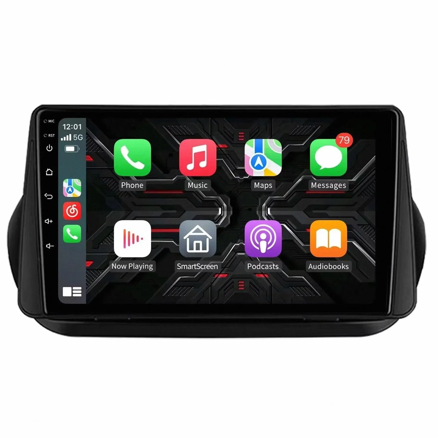 Car Stereo dla Fiat Qubo Fiorino Citroen Nemo 2008-2017 9 Inch Android 15 Touch Screen Wireless Carplay For, 4 Core 4G+64G