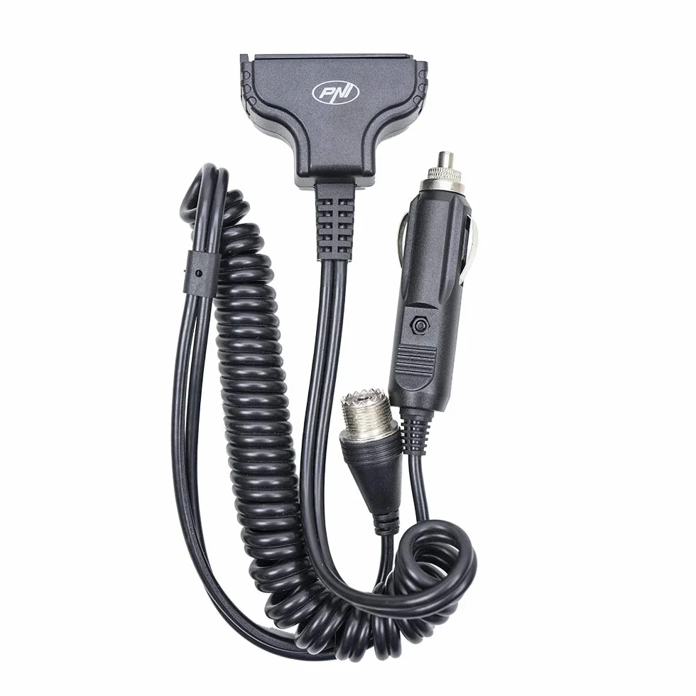 Zestaw stacji radiowej CB PNI Escort HP 62, ASQ, wzmocnienie RF i antena CB PNI ML70 z podstawą magnetyczną 145 mm w zestawie