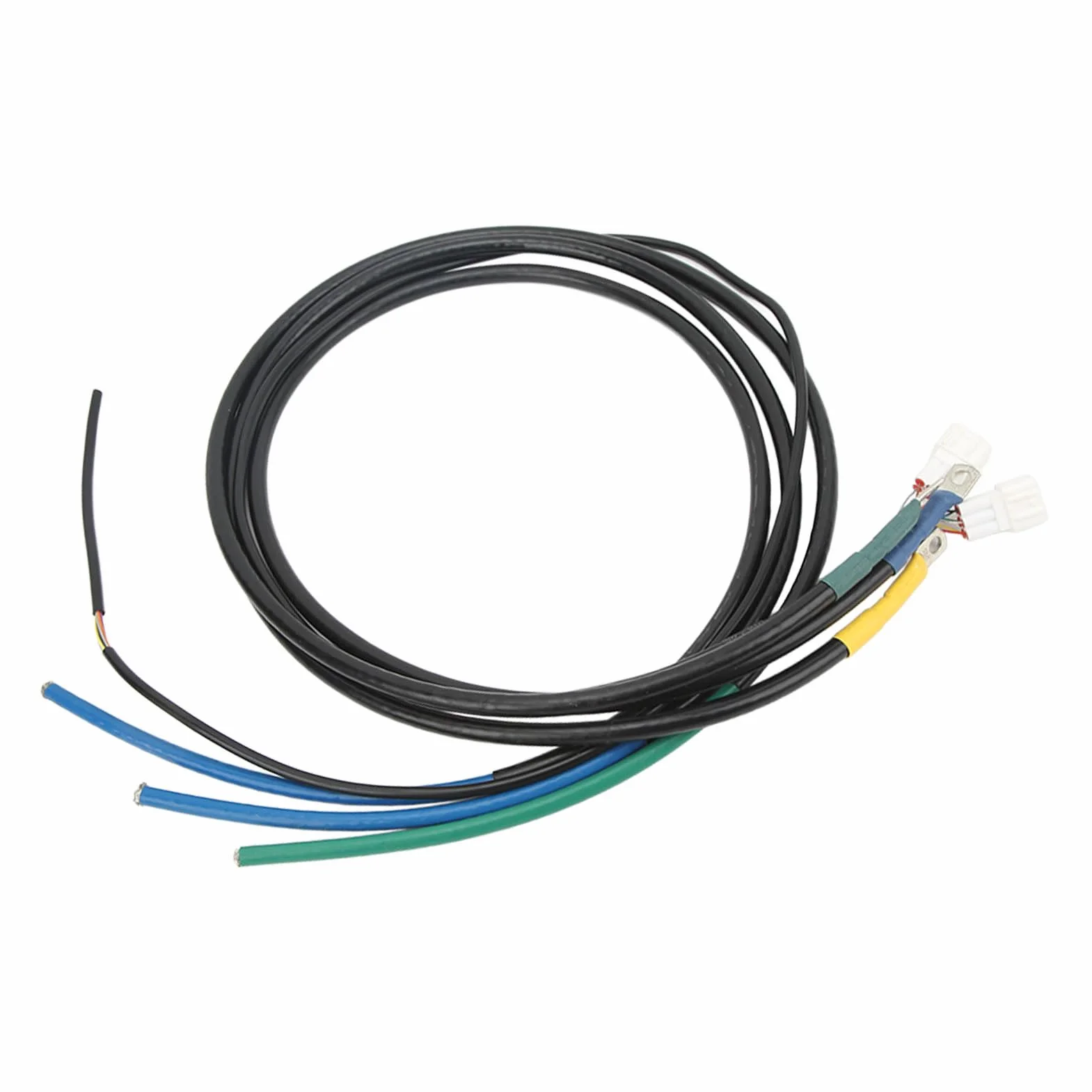 Dioche 4 szt. Przedłużacz Silnika Miedziany Kabel Silnikowy Dzielony o Długości 25 mm² i Długości 35 M do Akcesoriów do Pojazdów Elektrycznych
