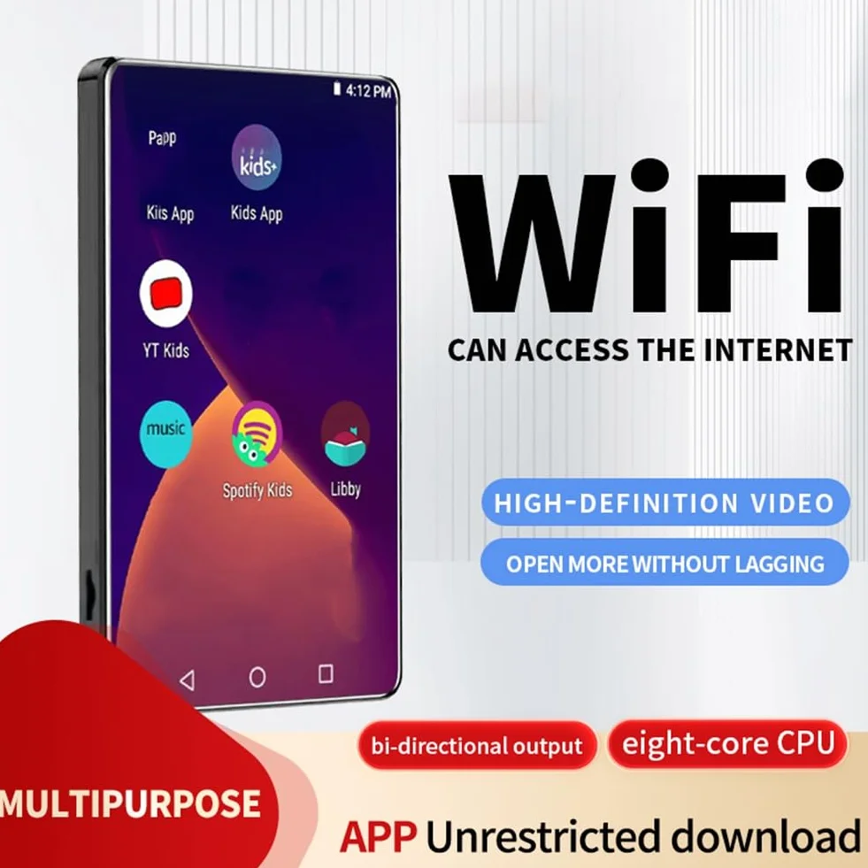 Bezprzewodowy odtwarzacz Wi-Fi Mp5 bezprzewodowy odtwarzacz muzyczny WiFi dostęp do Internetu nowatorskie czytanie pełnoekranowy odtwarzacz MP3 kompaktowy elektroniczny czytnik książek 32G