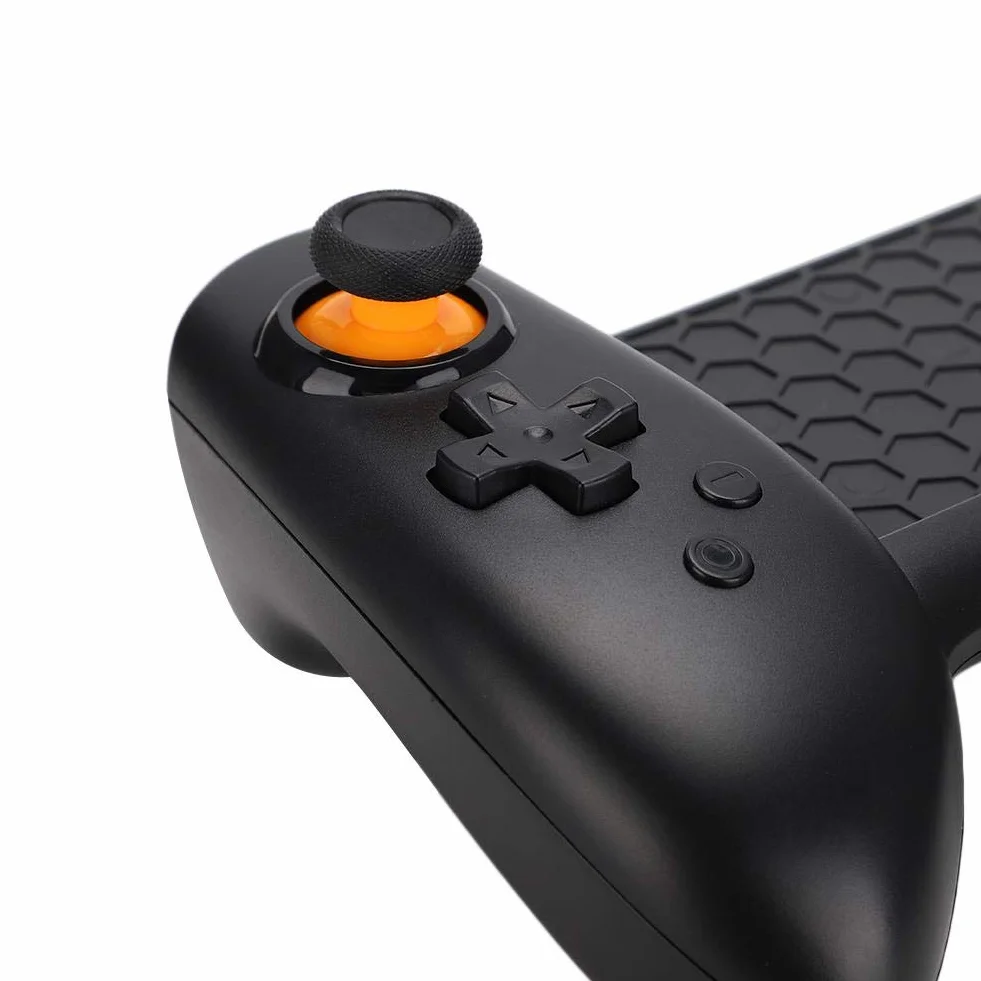 Kontroler do gier Mobilny uchwyt do wyzwalania gier, uchwyt do gier typu plug and play Joystick do konsoli do gier Switch, czarny Double the comfort