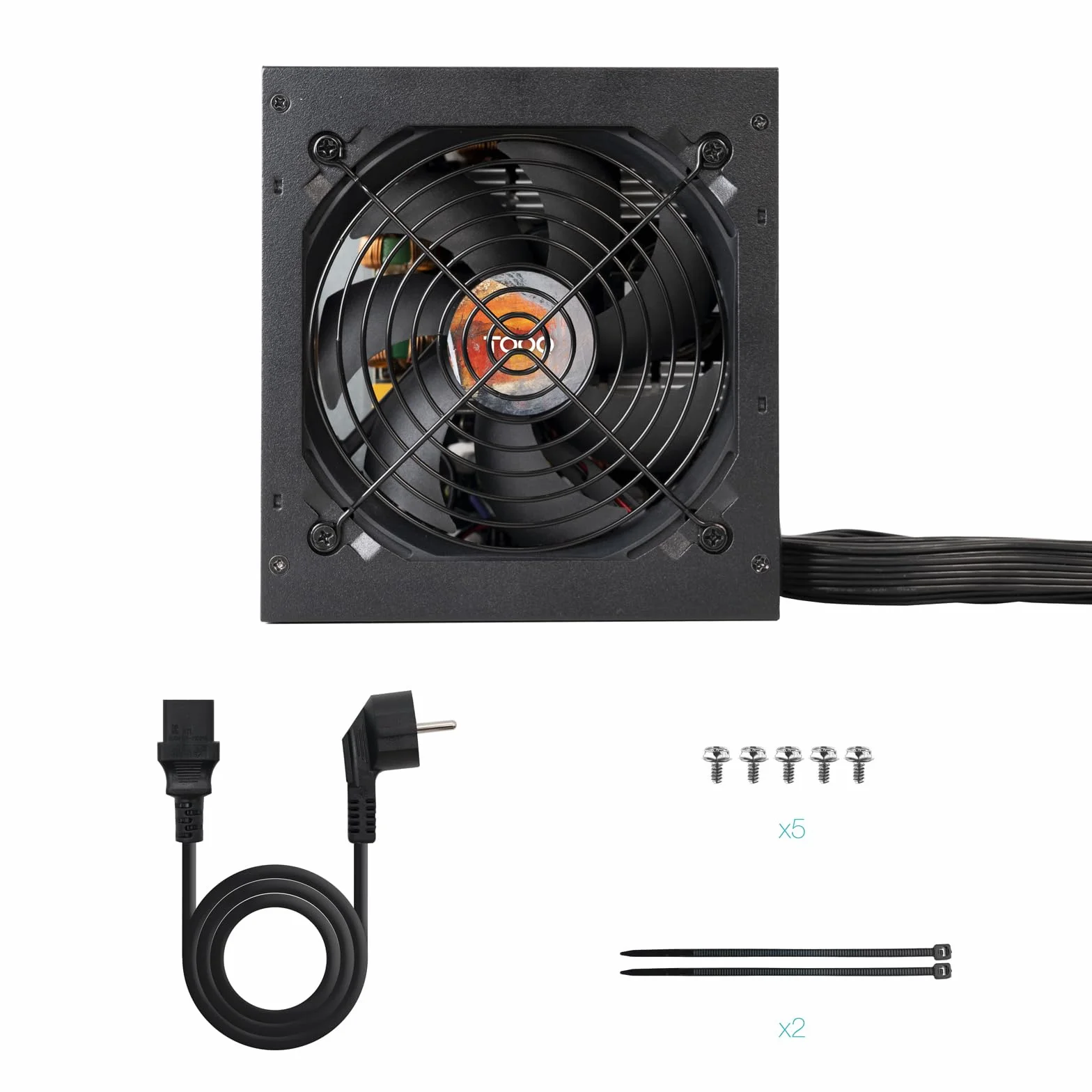 TOOQ TQHELIOS-750SP zasilacz ATX 750 W APFC 80Plus brązowy