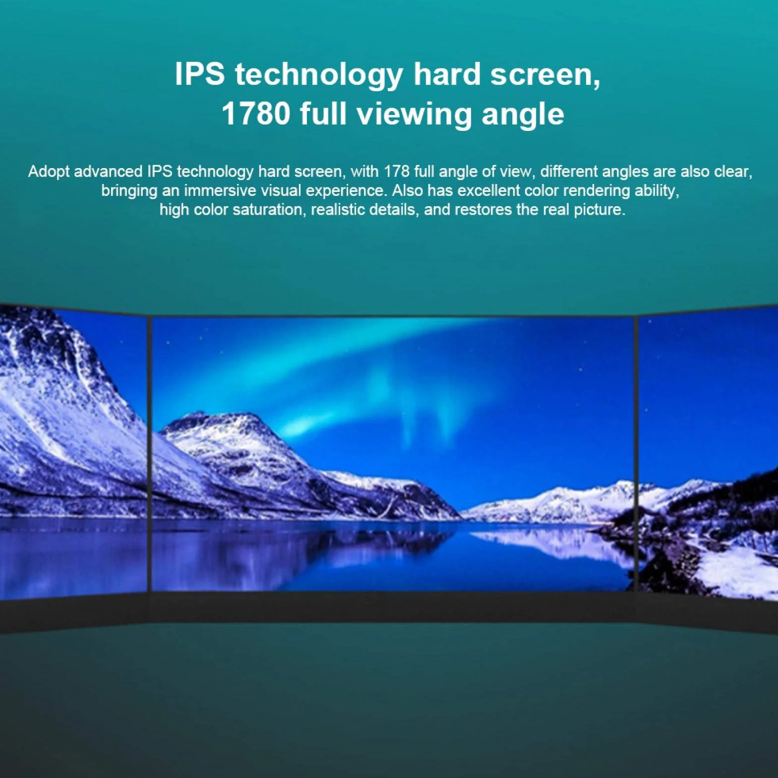 17,3-calowy przenośny wyświetlacz komputerowy IPS podzielony ekran 1080P obsługa wysokiej rozdzielczości dla HDMI / / dla / / dla konsol do gier, notebooków, komputerów