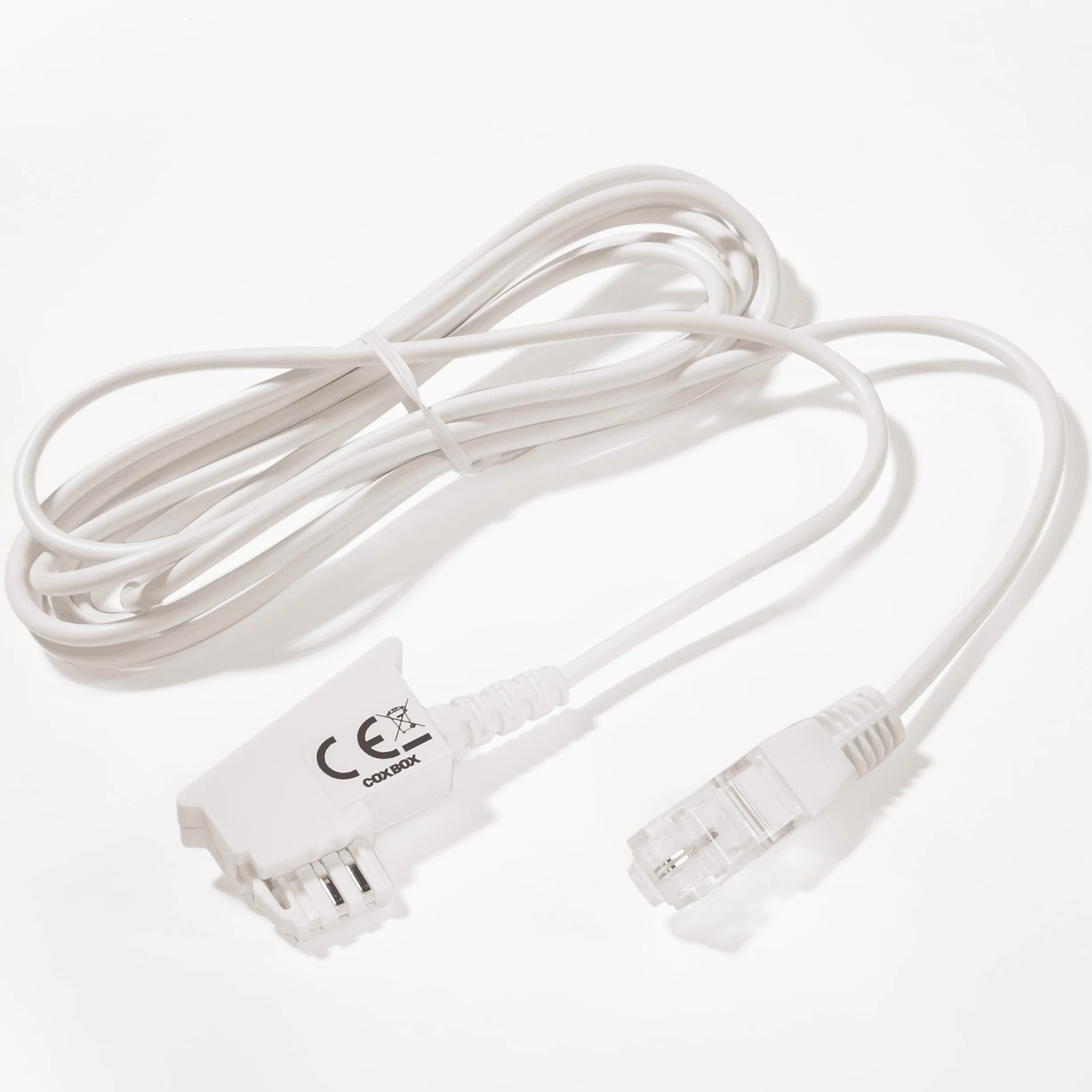 Kabel DSL TAE RJ45 biały VDSL ADSL do routera Fritzbox Speedport Easybox