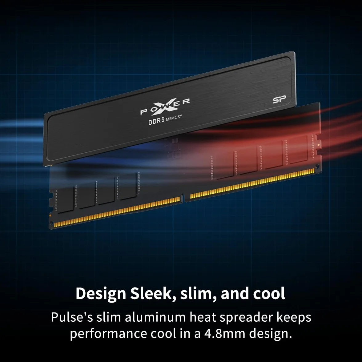 Silicon Power Value SP032GXLWU64AFDJAD DDR5 RAM 32 GB (2 x 16 GB) 6400 MHz (PC5-51200) 288-pinowy CL32 1,4 V UDIMM z radiatorem