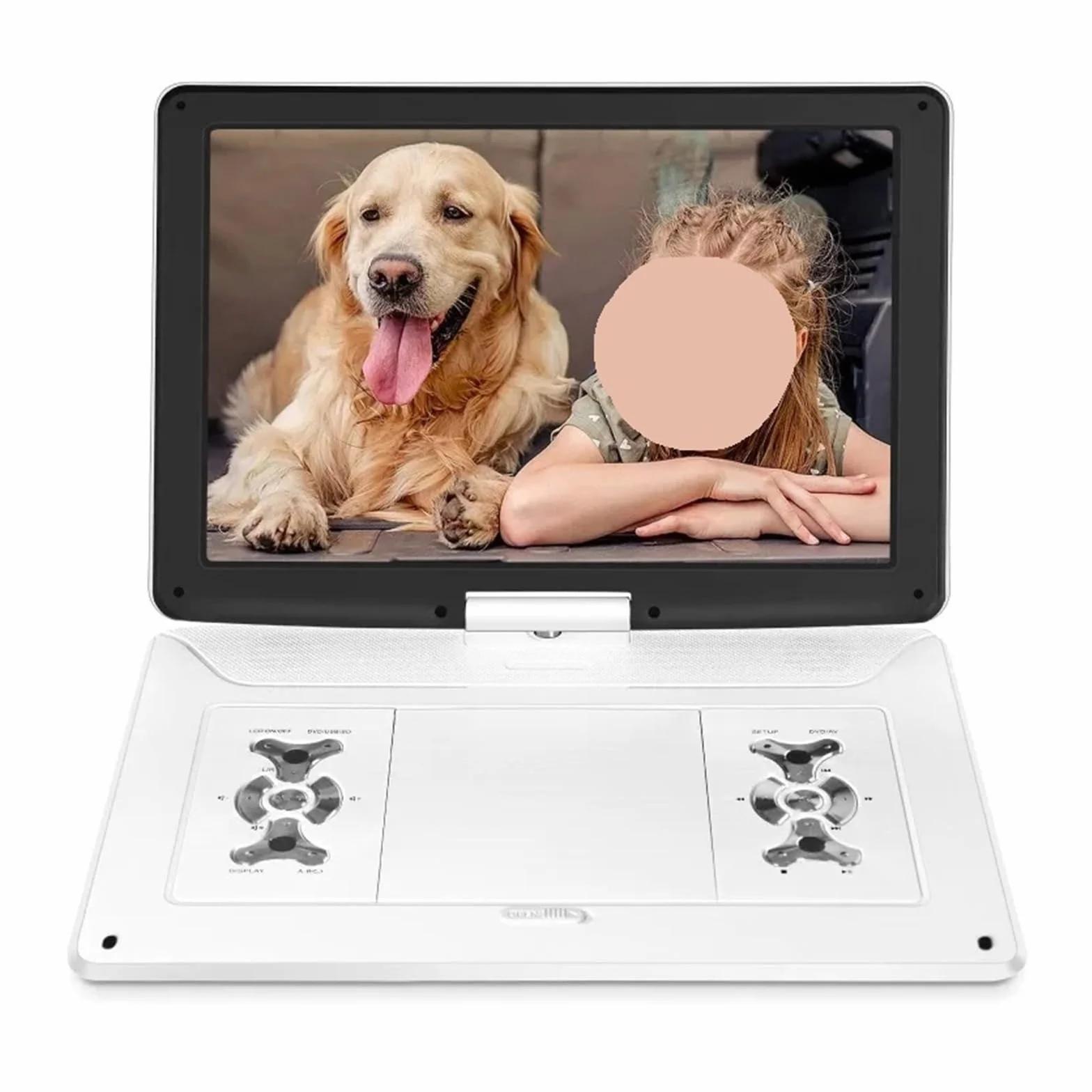 Przenośny odtwarzacz DVD z dużym ekranem HD w języku angielskim Odtwarzacz DVD Odtwarzacz CD