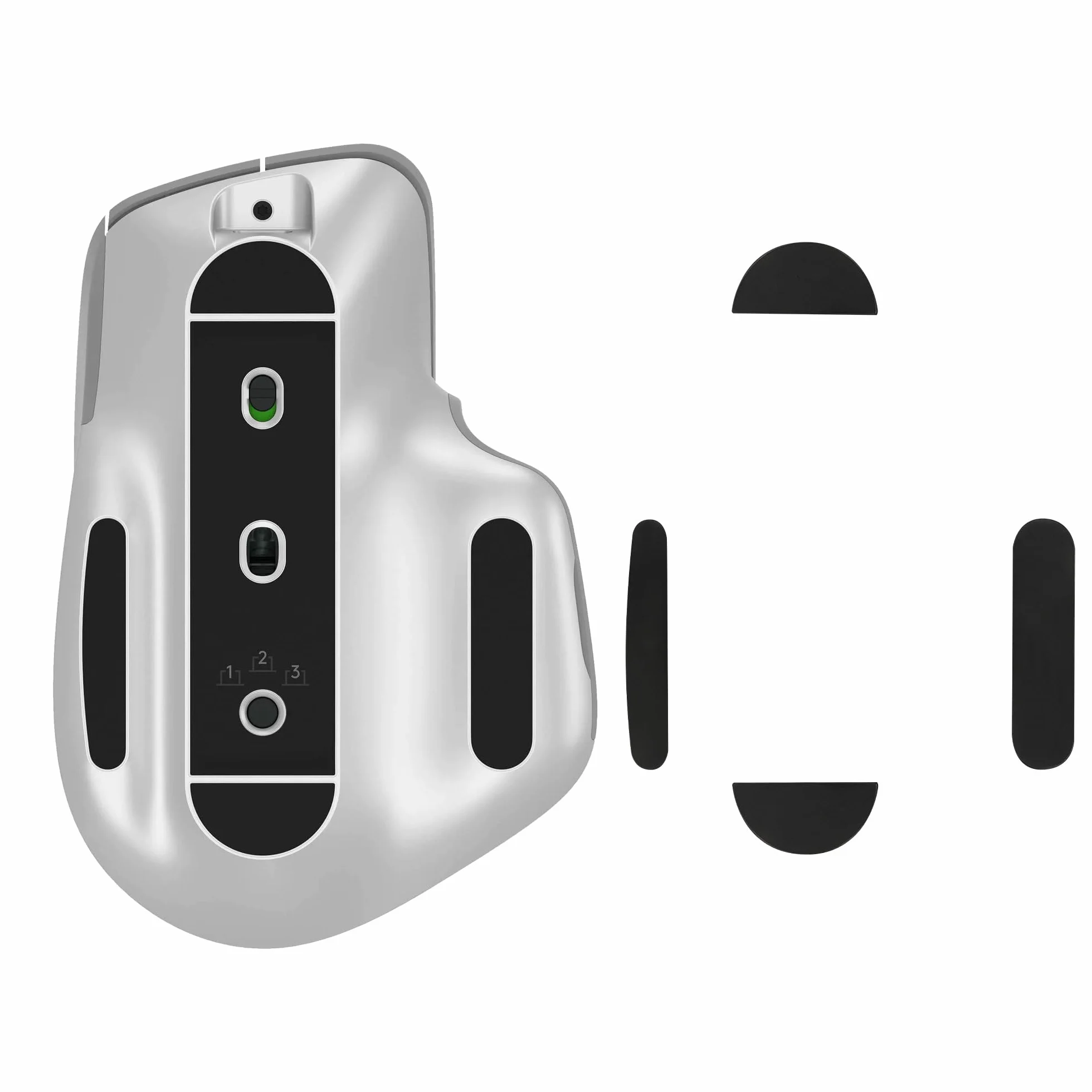 kwmobile Zamiennik nóżek myszy kompatybilny z Logitech MX Master 3 / 3S podkładka pod mysz komputerową – czarna