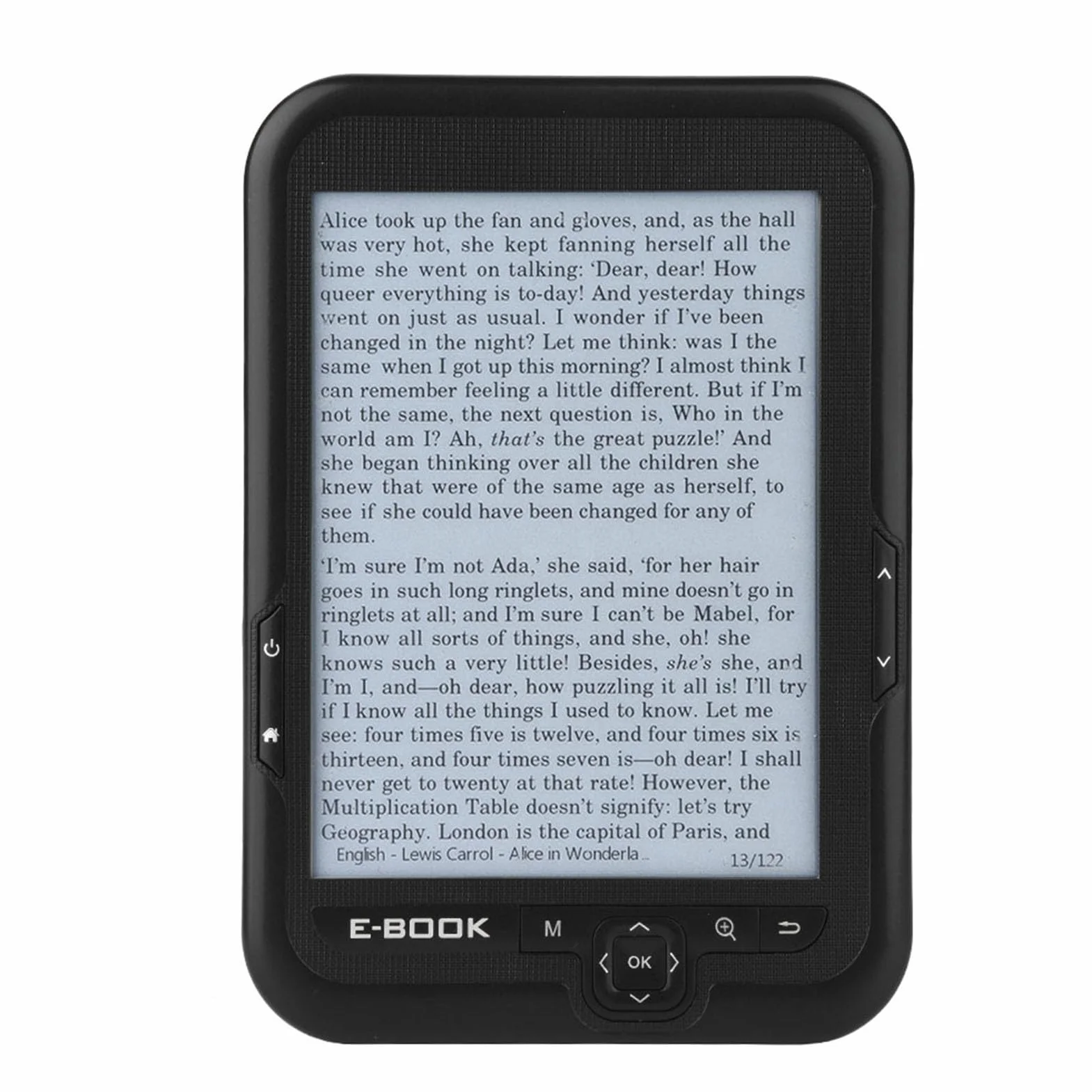 Haofy 6 -calowy Ereader Atramentowy 16 GB 8 GB 4 Ebook Reader Czytnik Książek Elektronicznych z 29 Językami Obsługuje baterię 1400 MAh do Odczytania w Podróży (8G)