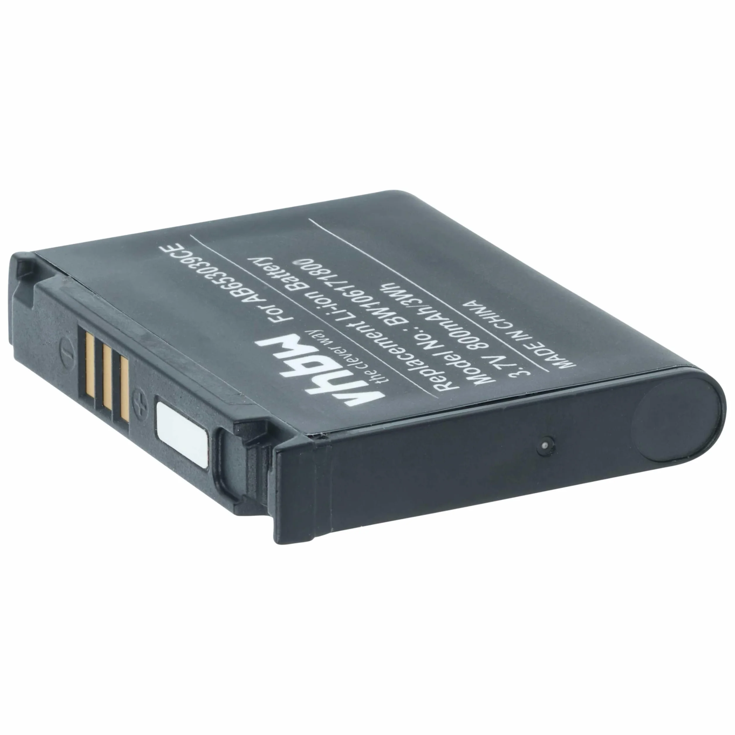 vhbw akumulator litowo-jonowy 800 mAh 3,7 V do telefonów komórkowych, smartfonów Samsung SGH-J208, SGH-L170, SGH-L770, SGH-L810, SGH-L810v, SGH-U800 zastępuje AB653039CE