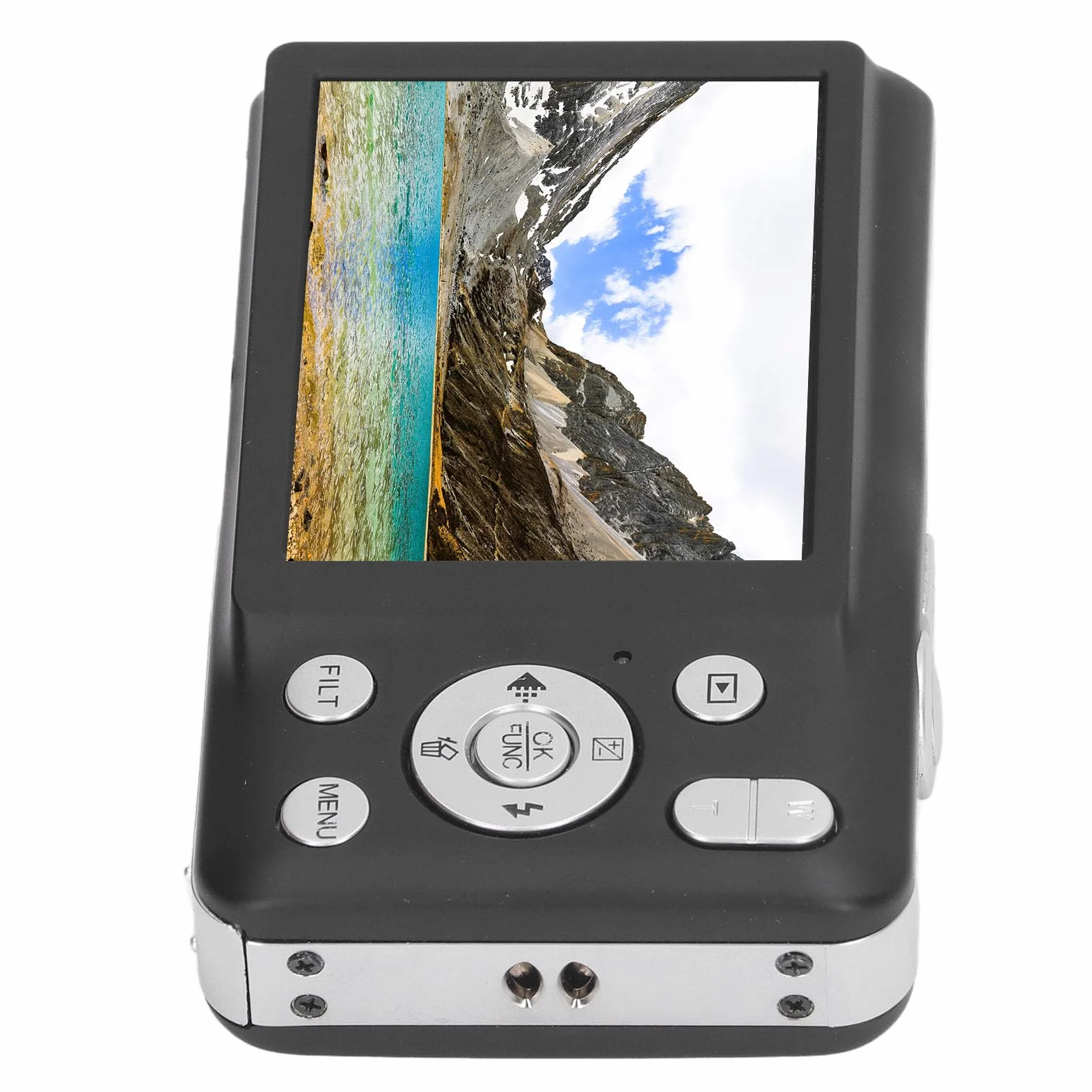 Aparat Cyfrowy, Wejście na Ekran 2,7 Cala Przenośna Kamera Podróżna, 8K 68 MP 16-krotny Zoom Czasowy Fotografowanie Kompaktowy Aparat Cyfrowy, 750 MAh, dla Chłopców Dziewcząt