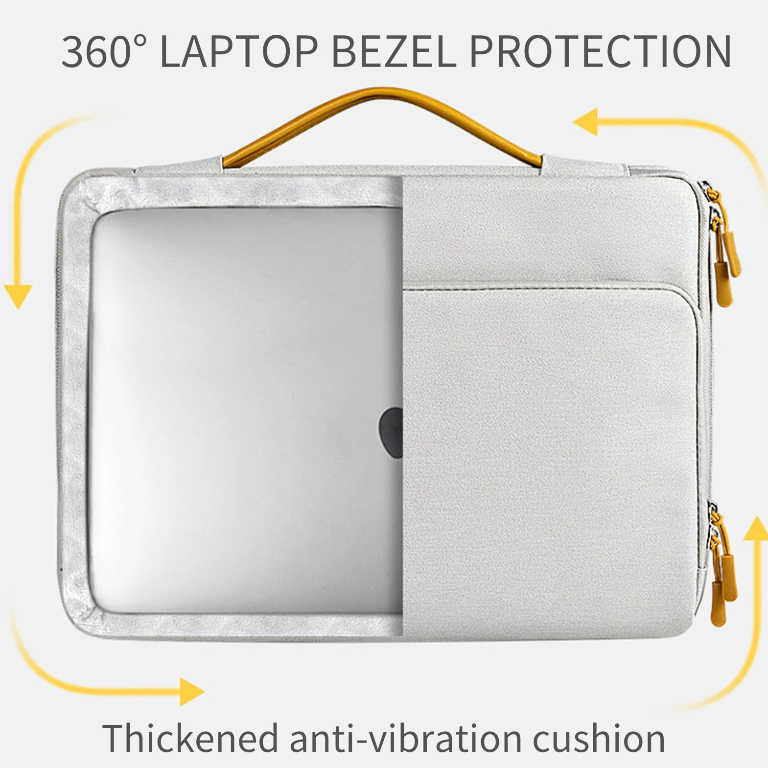Veki Wodoodporny pokrowiec na laptopa, odporny na zarysowania pokrowiec na laptopa, miękki futerał na laptopa PC, torba do przenoszenia kompatybilna z MacBook, Acer, HP, Dell, Lenovo, Asus