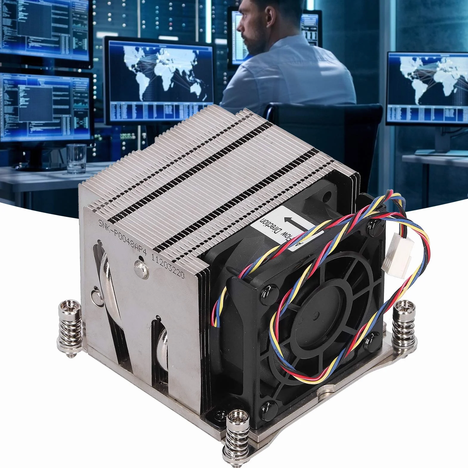 Trwały Radiator Procesora, Efektywna Technologia Chłodzenia, Pasuje do E5-2600 LGA 2011, oszczędność Miejsca dla Wydajnego Wykorzystania w Systemach