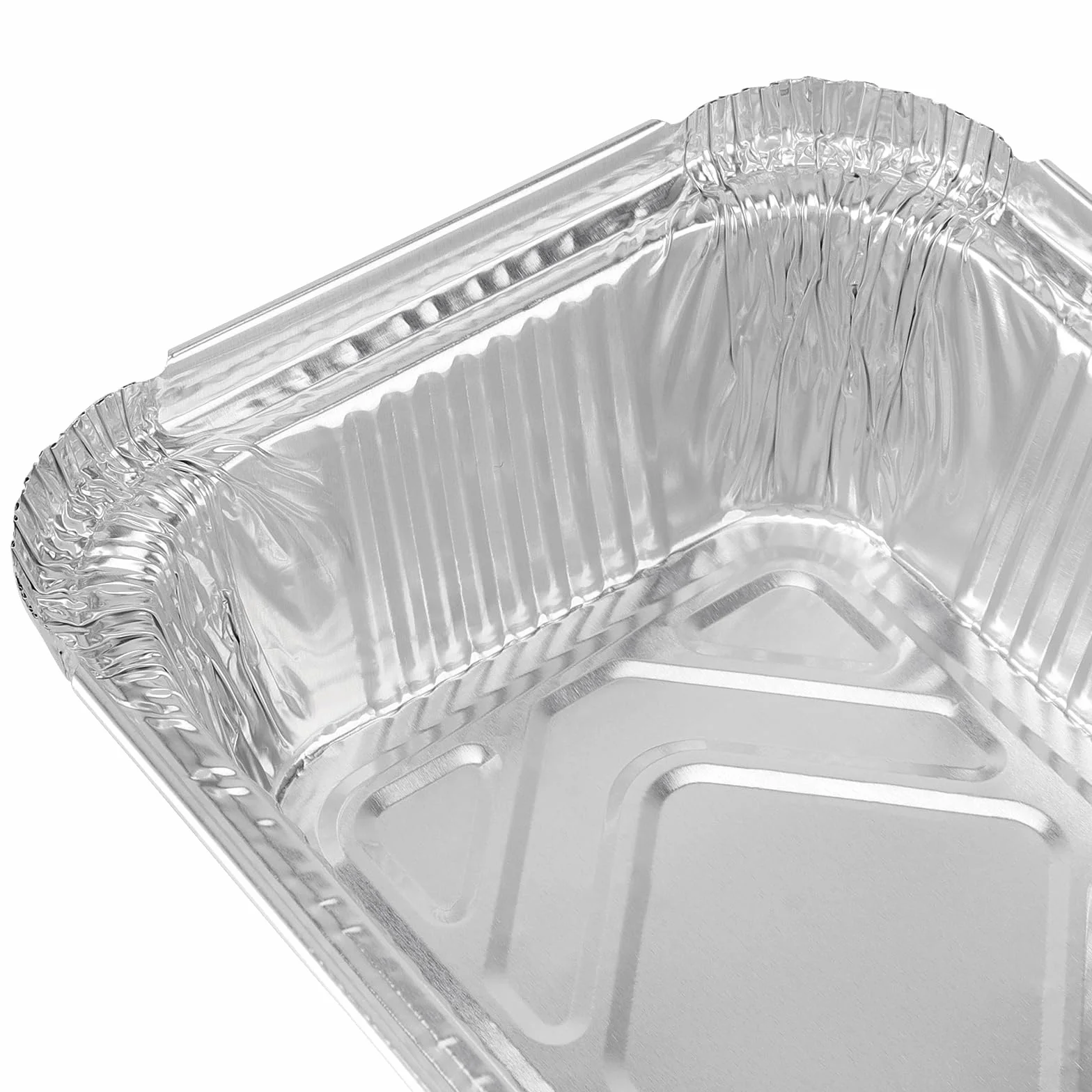 Aluminiowe Miseczki Ociekowe 400 ml 14,5x12x5,5 cm Kwadratowe do Grilla