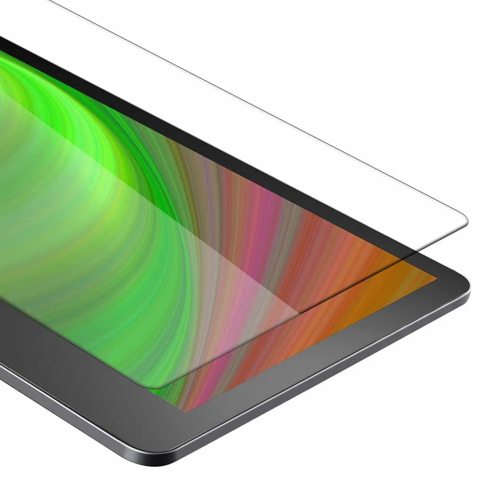 Cadorabo Folia pancerna kompatybilna z Kindle Oasis 2017 (9. Gen.) w KRYSTALICZNIE PRZEZROCZYSTE - Hartowane (Tempered) szkło ochronne wyświetlacza o twardości 9H z kompatybilnością z 3D touch