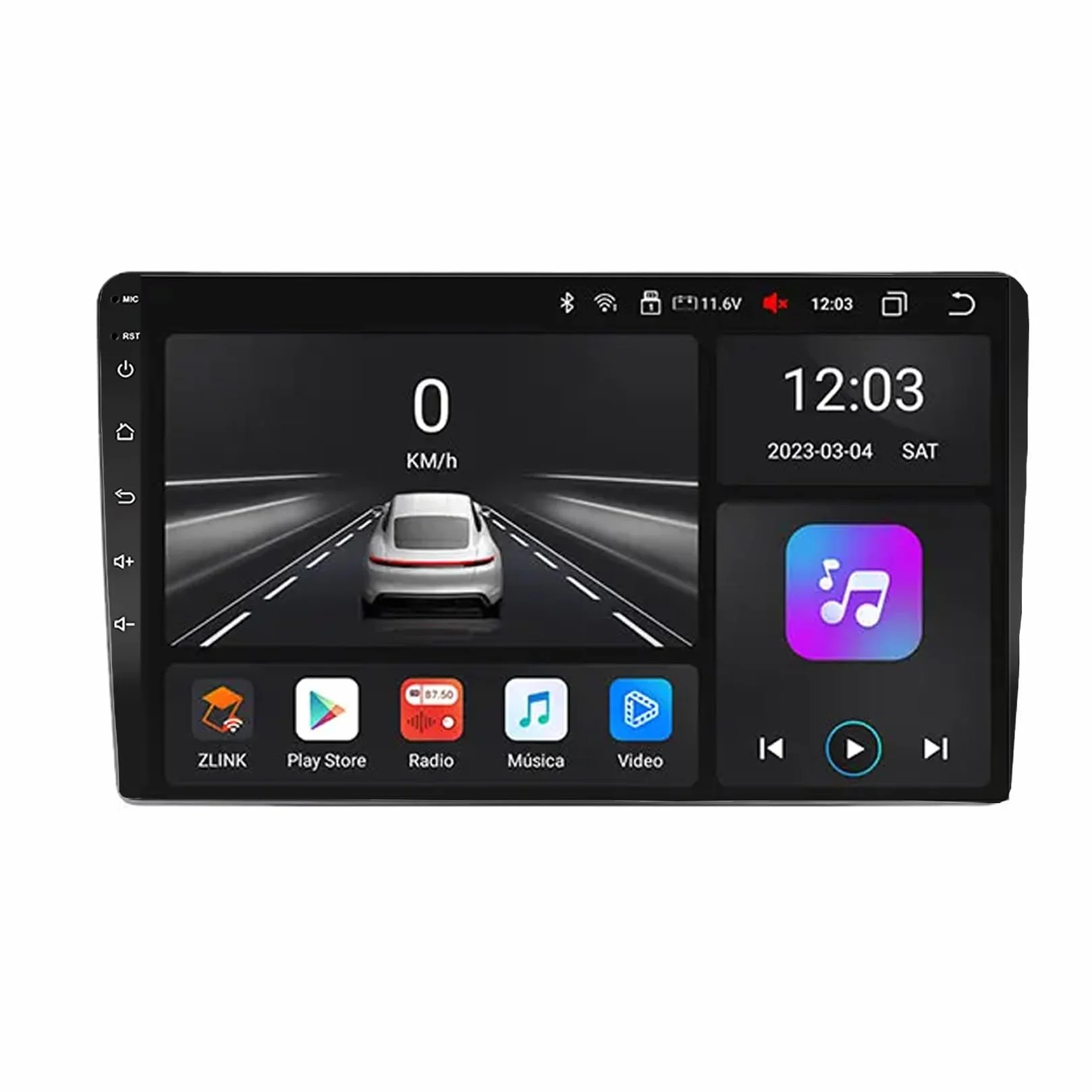 Samochodowe radio z ekranem dotykowym i systemem Android 15, do modelu Lada VAUXHALL Granta Sport 2011-2018, z nawigacją BT FM, DSP i RDS, sterowaniem z kierownicy, kamerą cofania, ekranem d