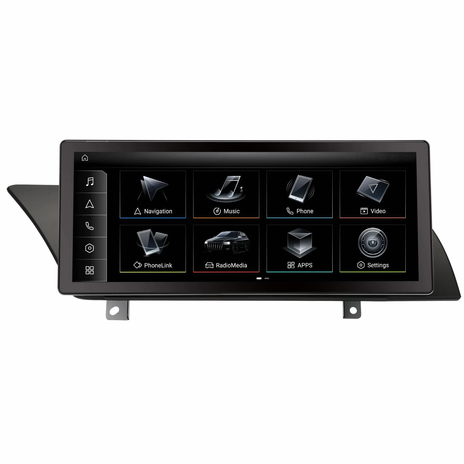 Erisin 10,25" 8-rdzeniowy 4 GB + 64 GB Android 13 radio samochodowe GPS nawigacja do Audi A4/A5/B8/S4/S5/RS4/RS5 obsługuje IPS Screen OEM Bluetooth 5.0 DAB+ Wireless CarPlay Android Auto USB Can-Bus